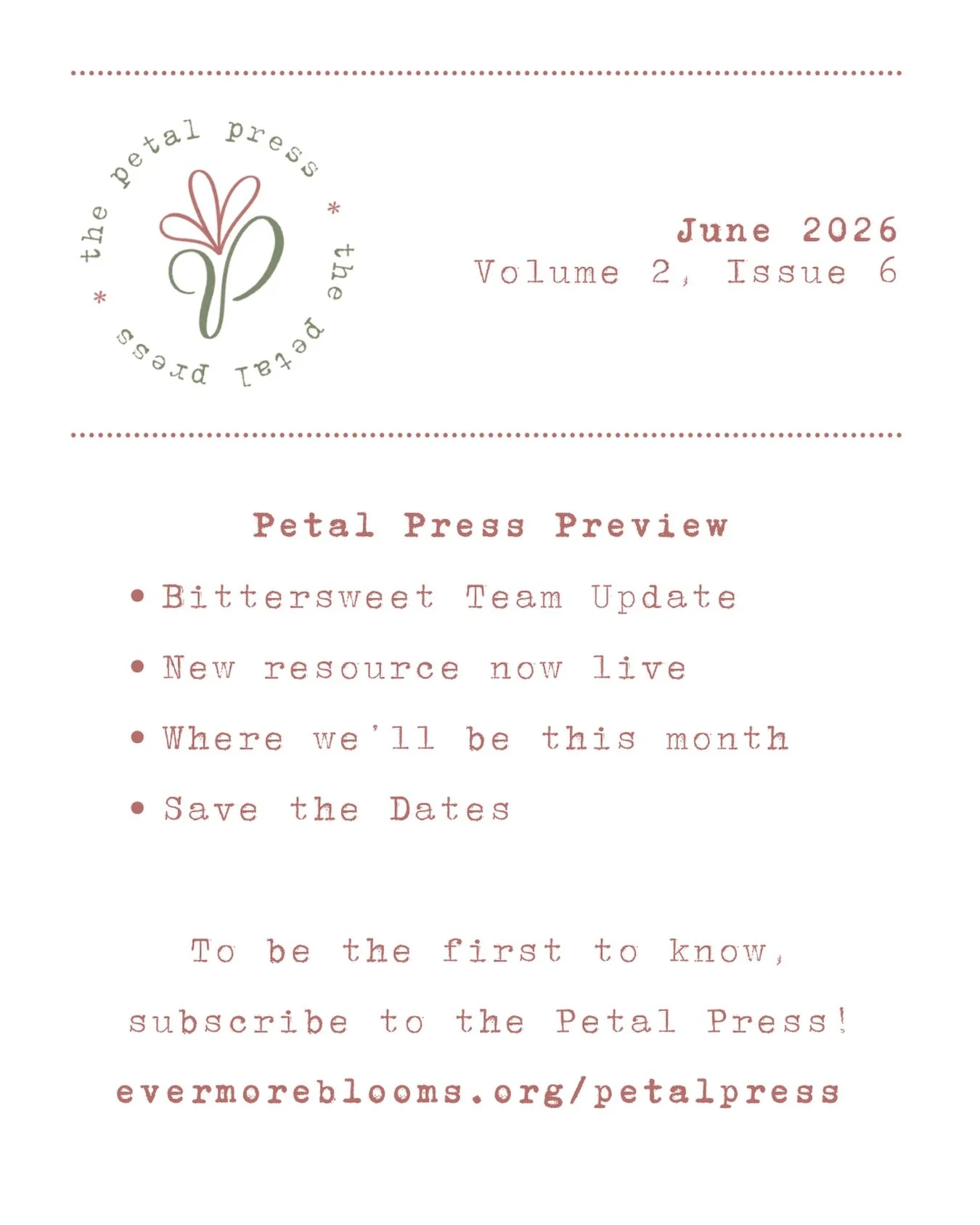 All the cool kids are subscribed to the Petal Press, are YOU?! 🌷🥰

Think of The Petal Press as your subscription to a colorful assortment of in-season, fresh, fragrant blooms from your favorite flower farm that you can&rsquo;t wait to receive! On t