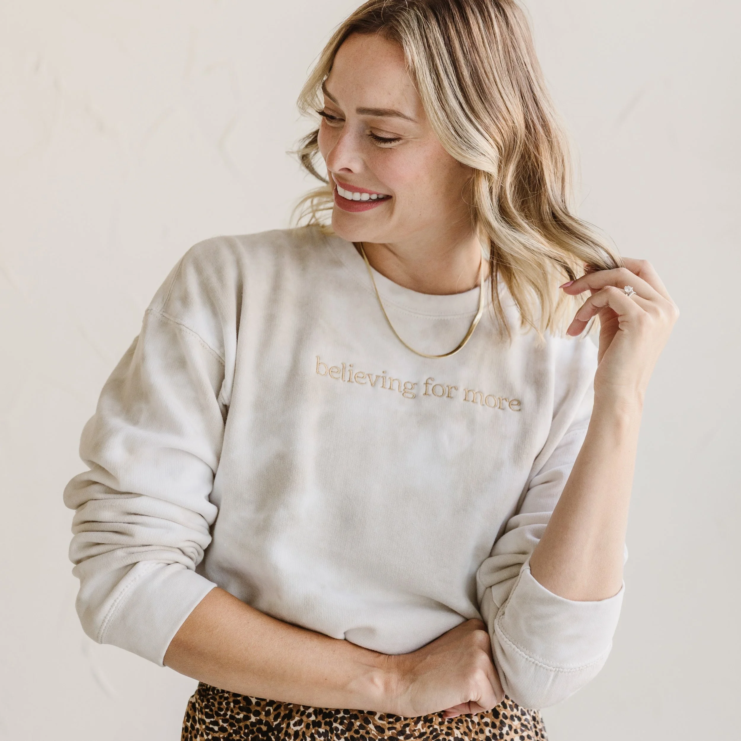 Believing For More Crewneck