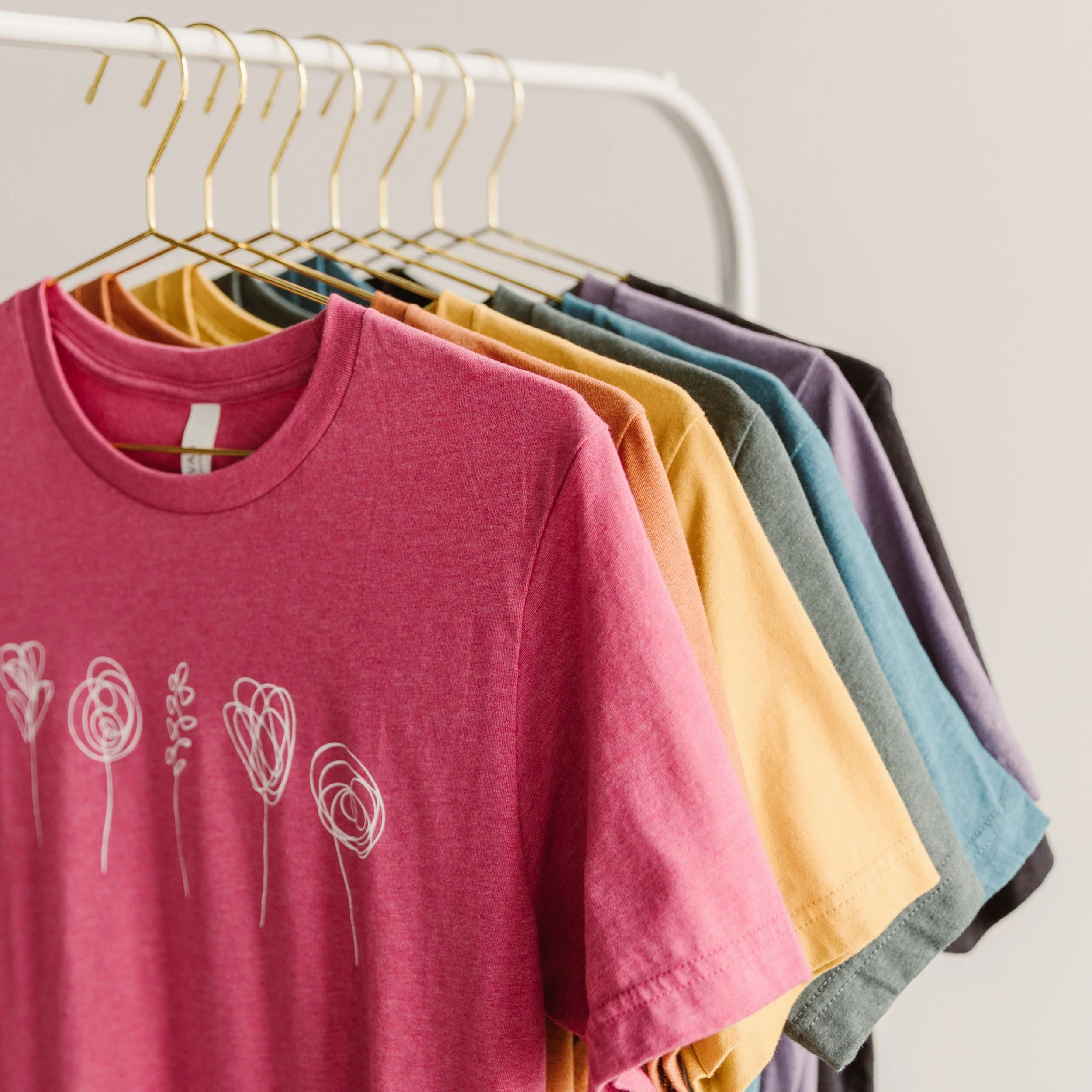 good days are coming evermore blooms crew neck