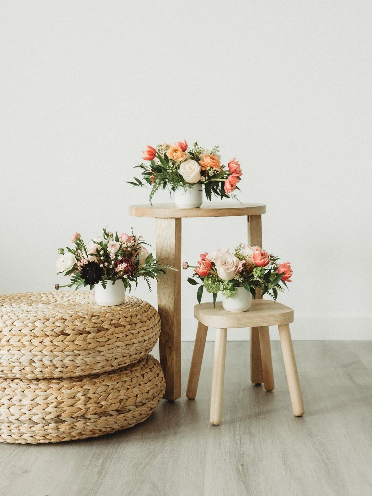 Pink flowers from local florist