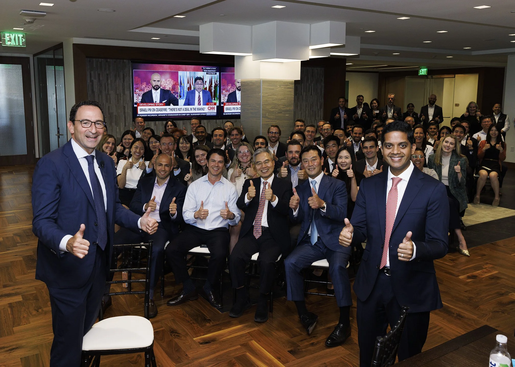 President & Chief Operating Officer Jon Gray at Blackstone office at town hall meeting in San Francisco, CA.