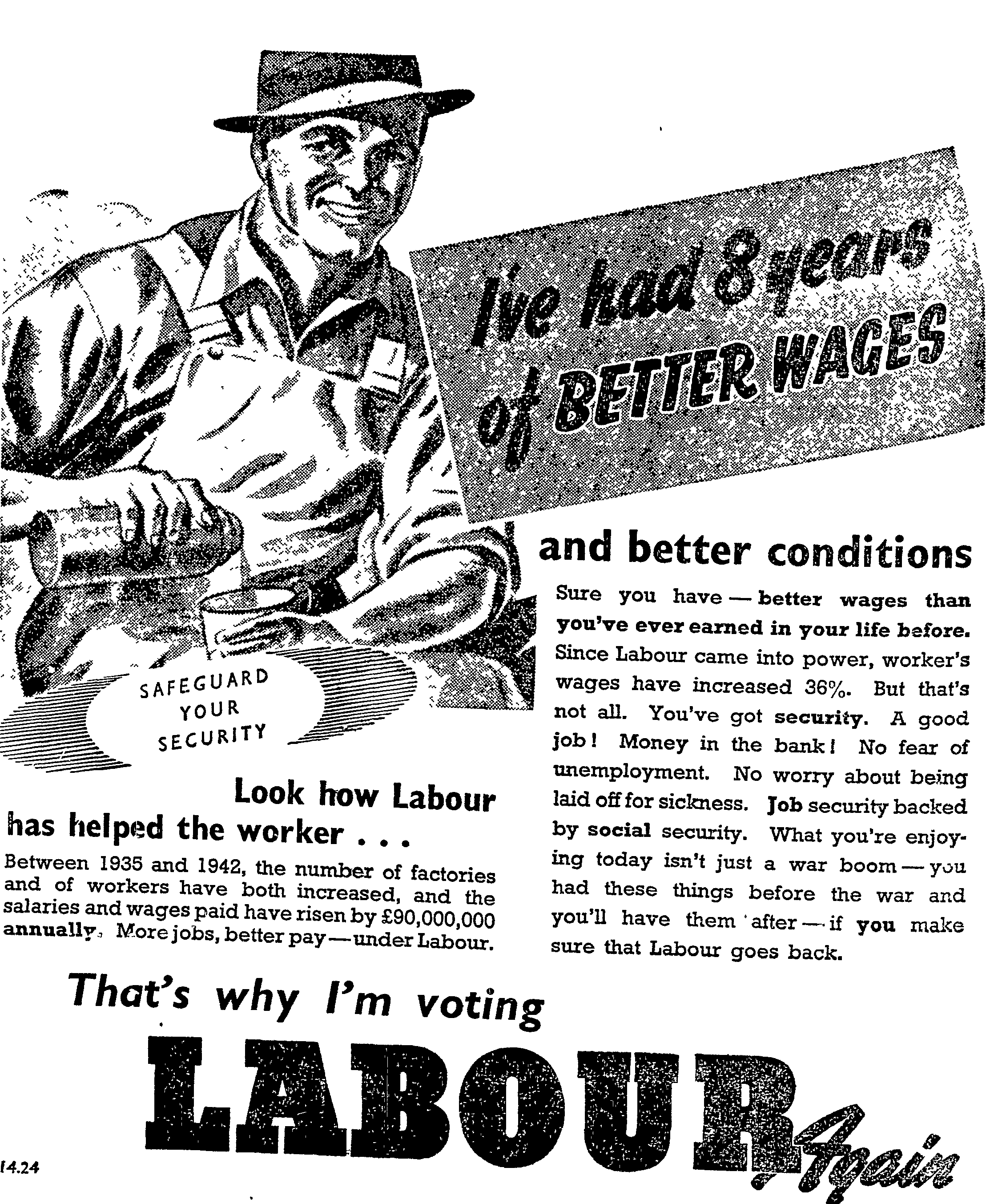 1943 Labour newspaper ad