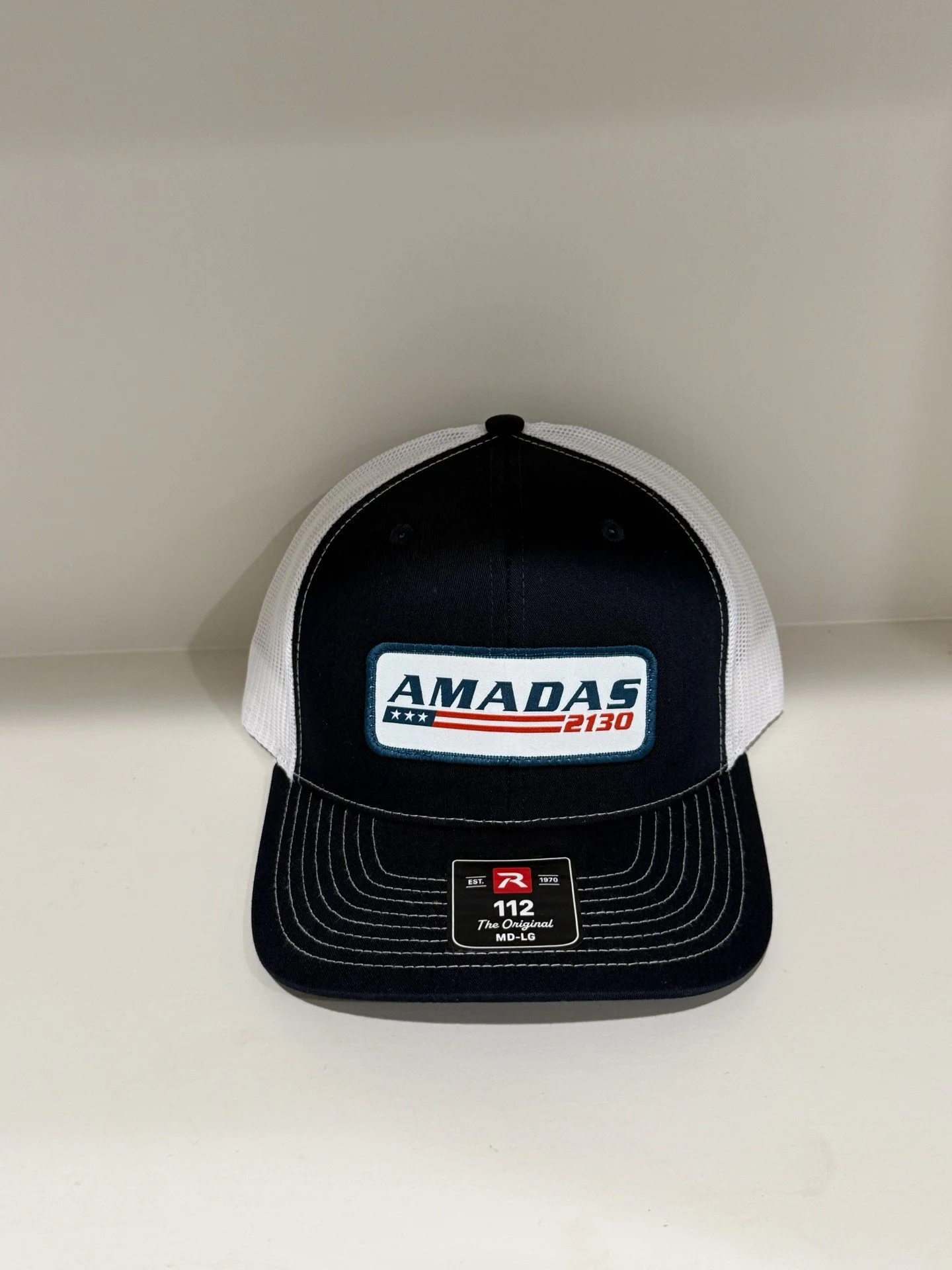 Caps - 112 Richardson- 2130 - Navy/White Mesh