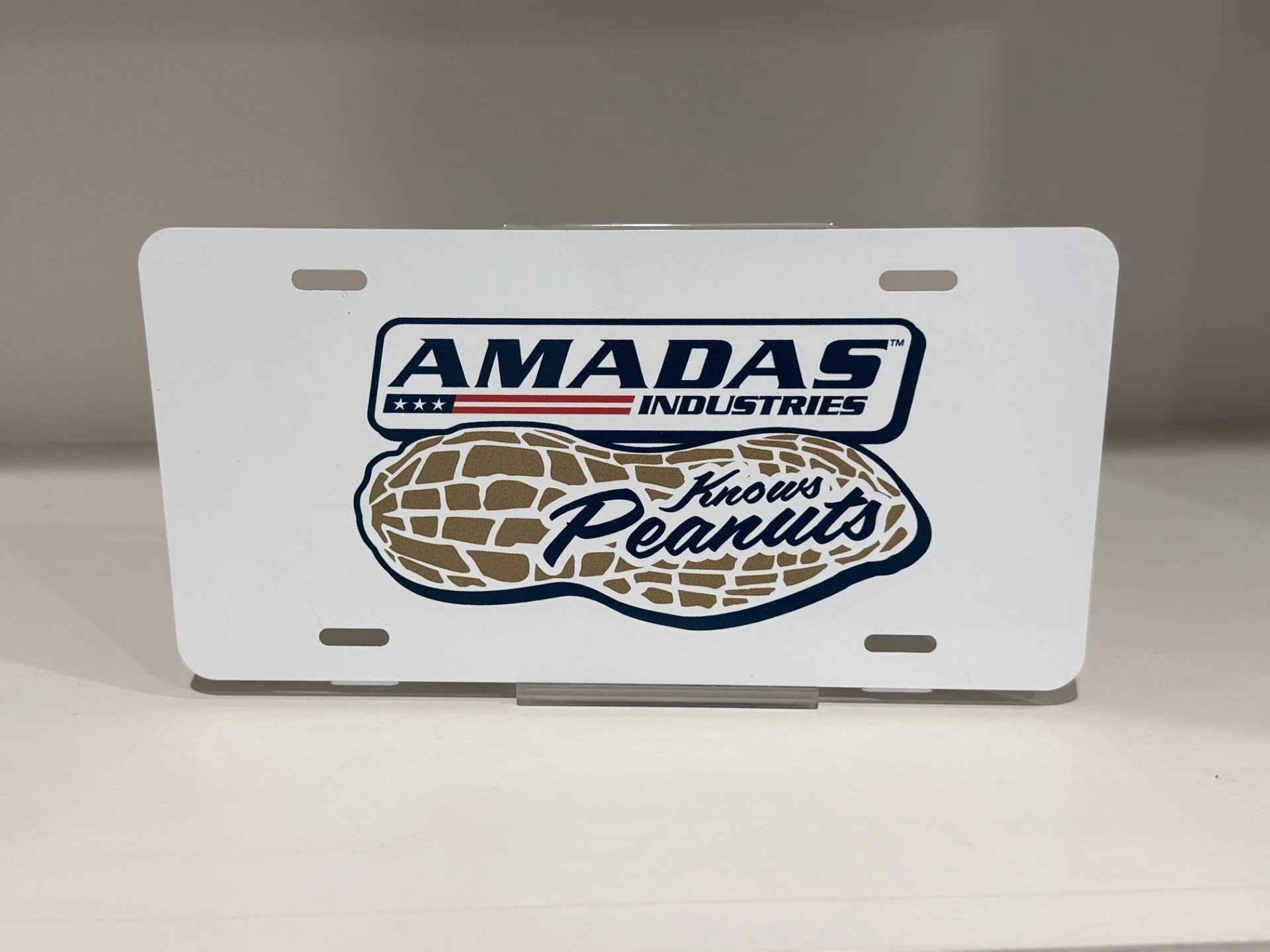 Misc - AMADAS Knows Peanuts License Plate