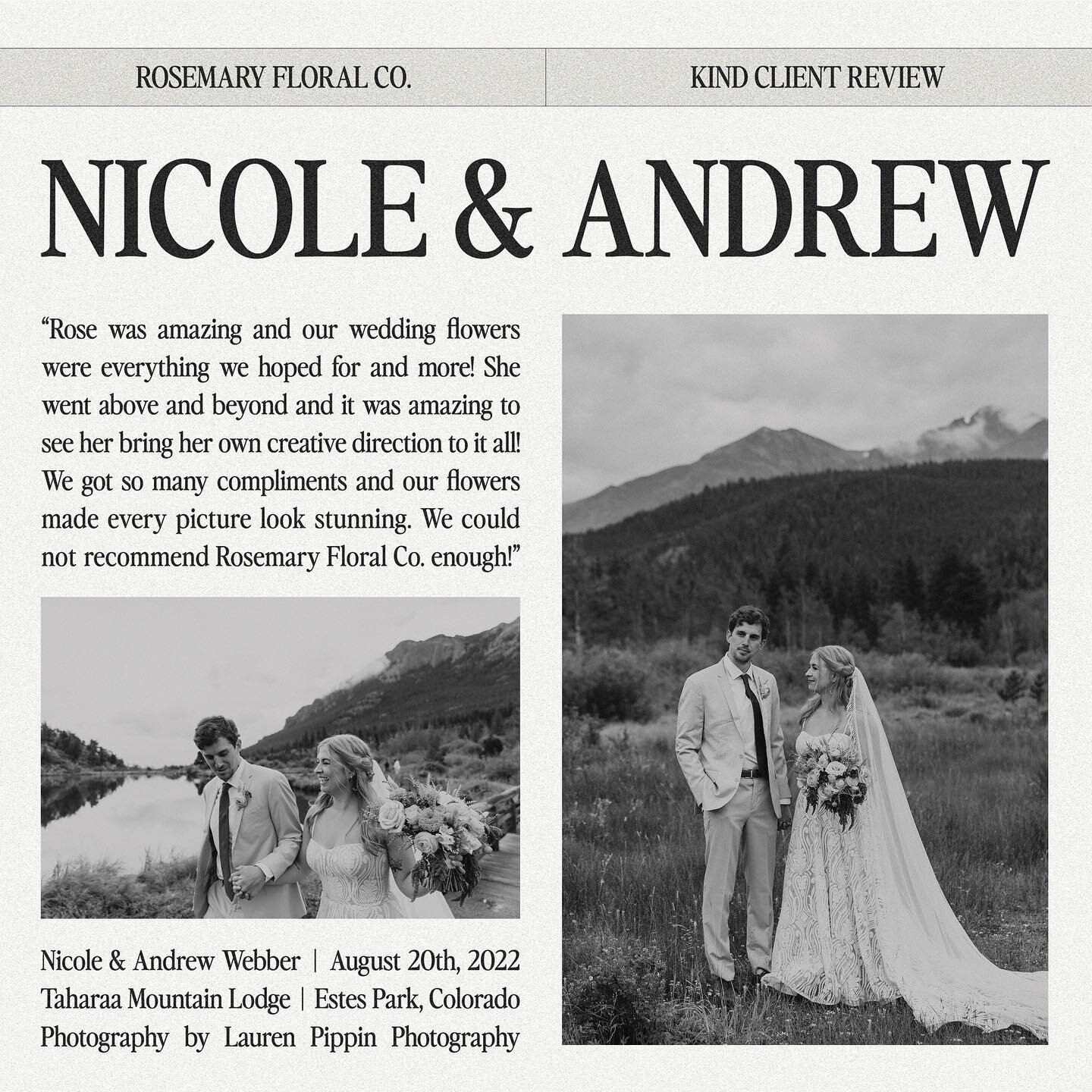 Cheers to Nicole and Andrew! I absolutely LOVED working with these two to bring their floral dreams to life. Nicole is an incredibly talented graphic designer and we had so much fun talking color palettes and aesthetics.