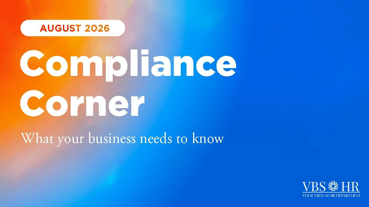 Compliance Corner [August 2026]