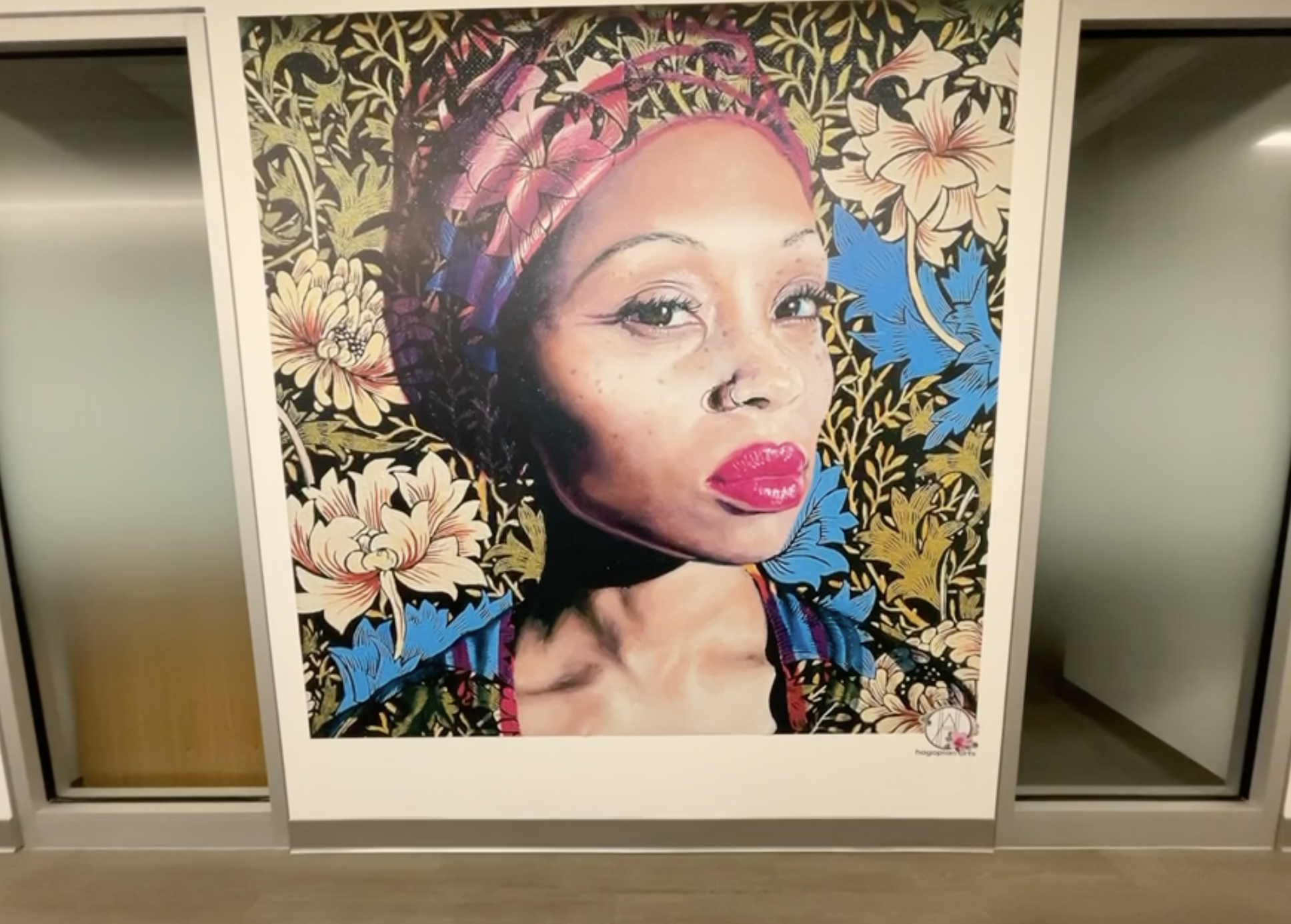 Mural installed by Philadelphia Artist and Muralist, Kala Hagopian at Penn Medicine OB