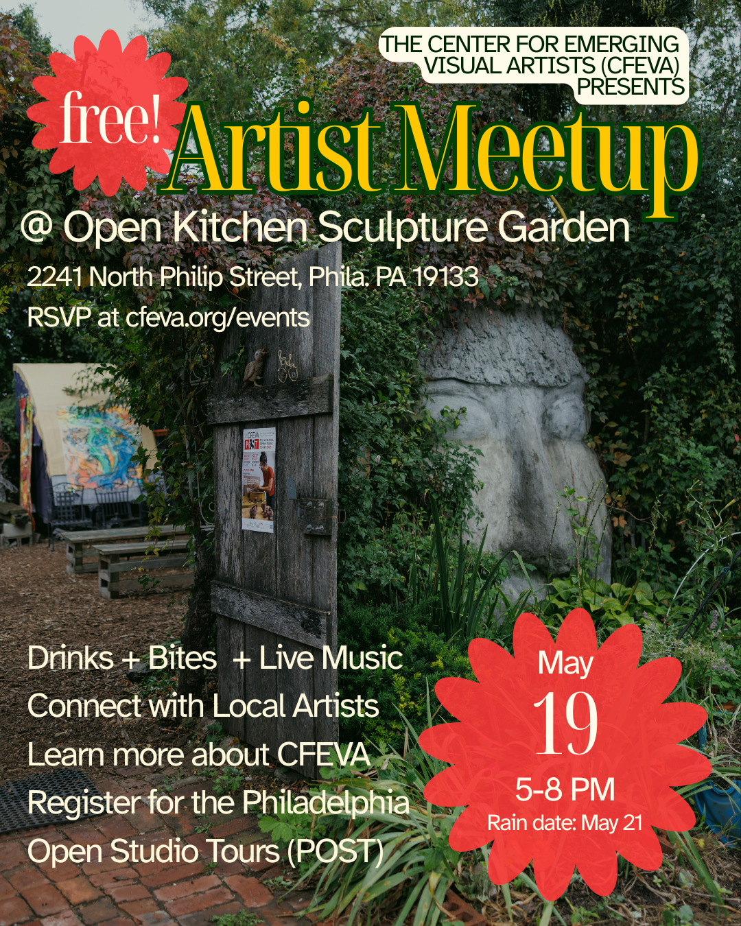 Free Artist Meetup @ Open Kitchen Sculpture Garden