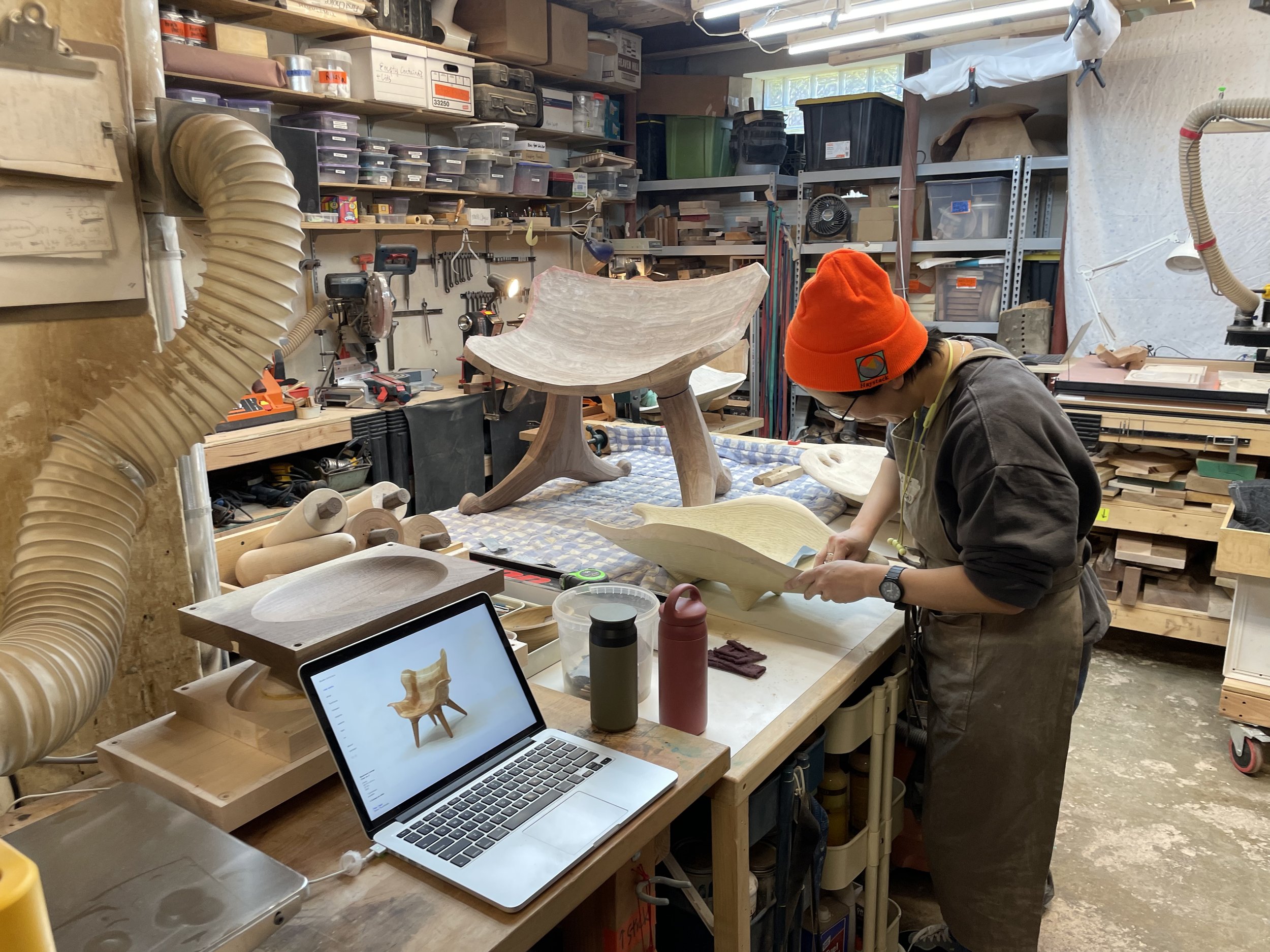 Keun Ho Peter Park studio photographed by Brian Rudnick