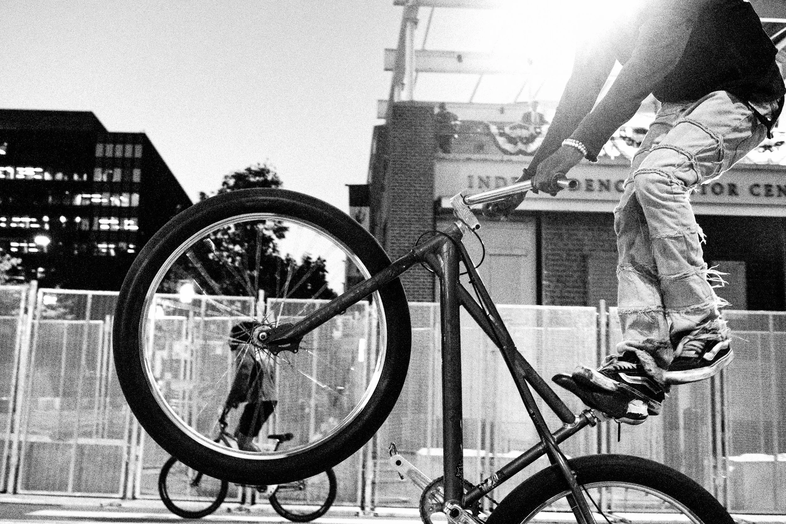 Sammy Rivera, Wheelie On Market Street