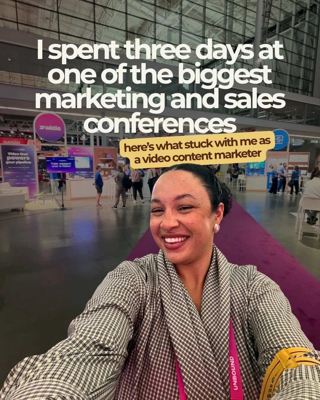Inside my notes app from @unboundevent 📝

What most marketers were saying&hellip; they&rsquo;re tired of wearing 100 different hats that have nothing to do with marketing. 

Almost every session had AI in the title. But in the conversations I had, i