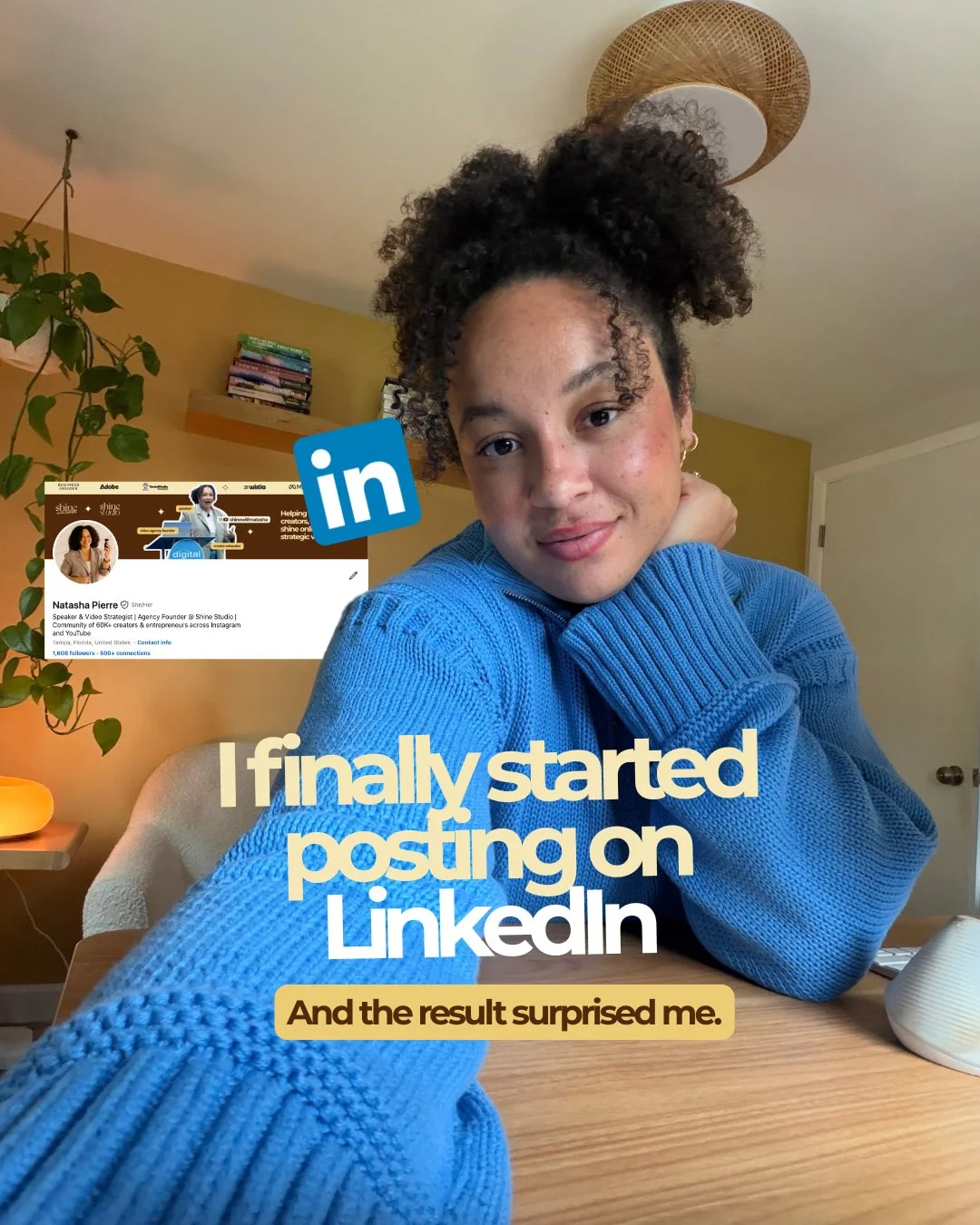 I finally stopped being embarrassed by my LinkedIn at events 😅

It took going to my first Cannes Lions for me to realize that LinkedIn wasn't something for me to keep pushing off but to actually take seriously.

It's not my main platform by a longgg