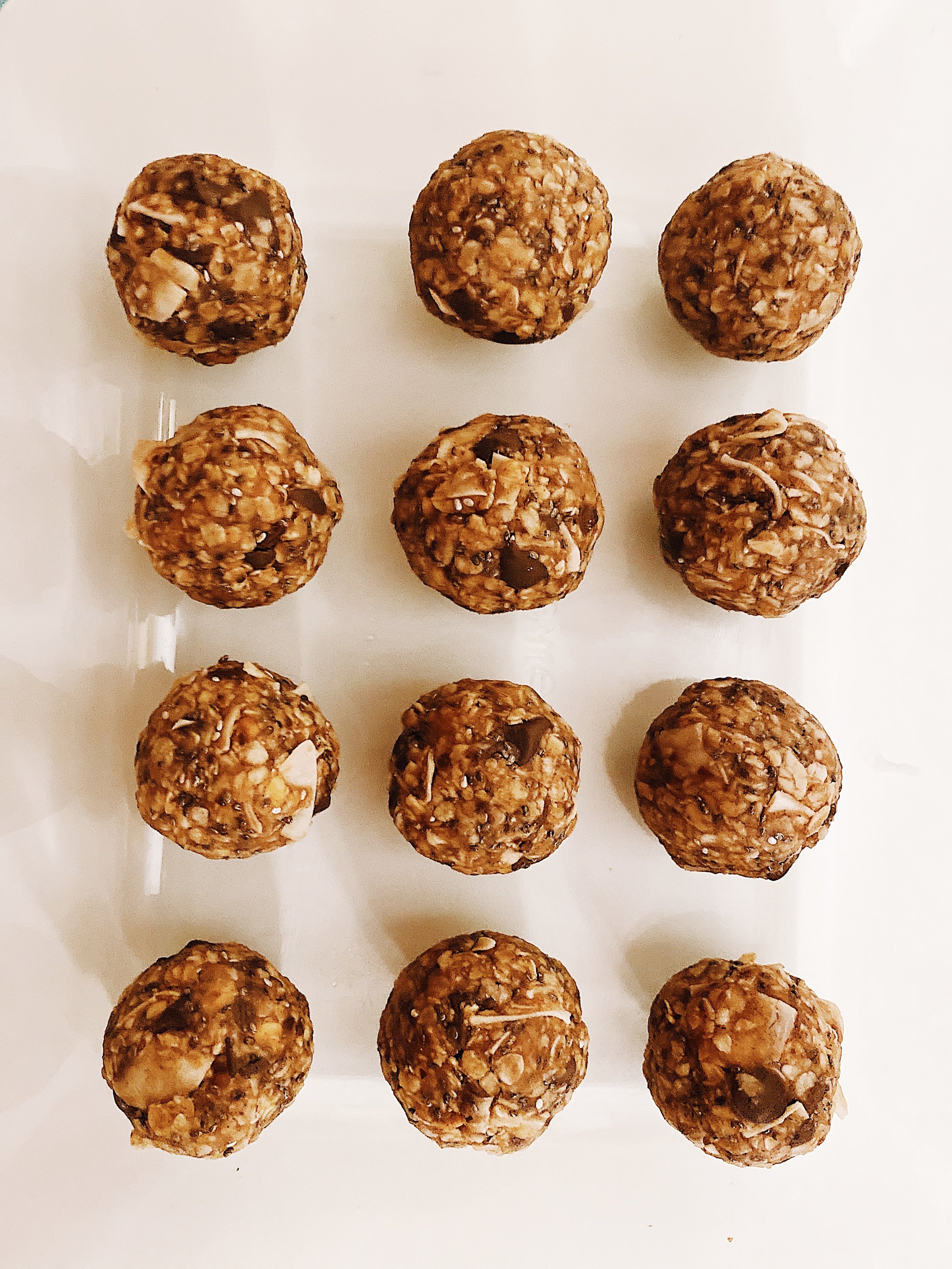 No Bake Peanut Butter Coconut Bites