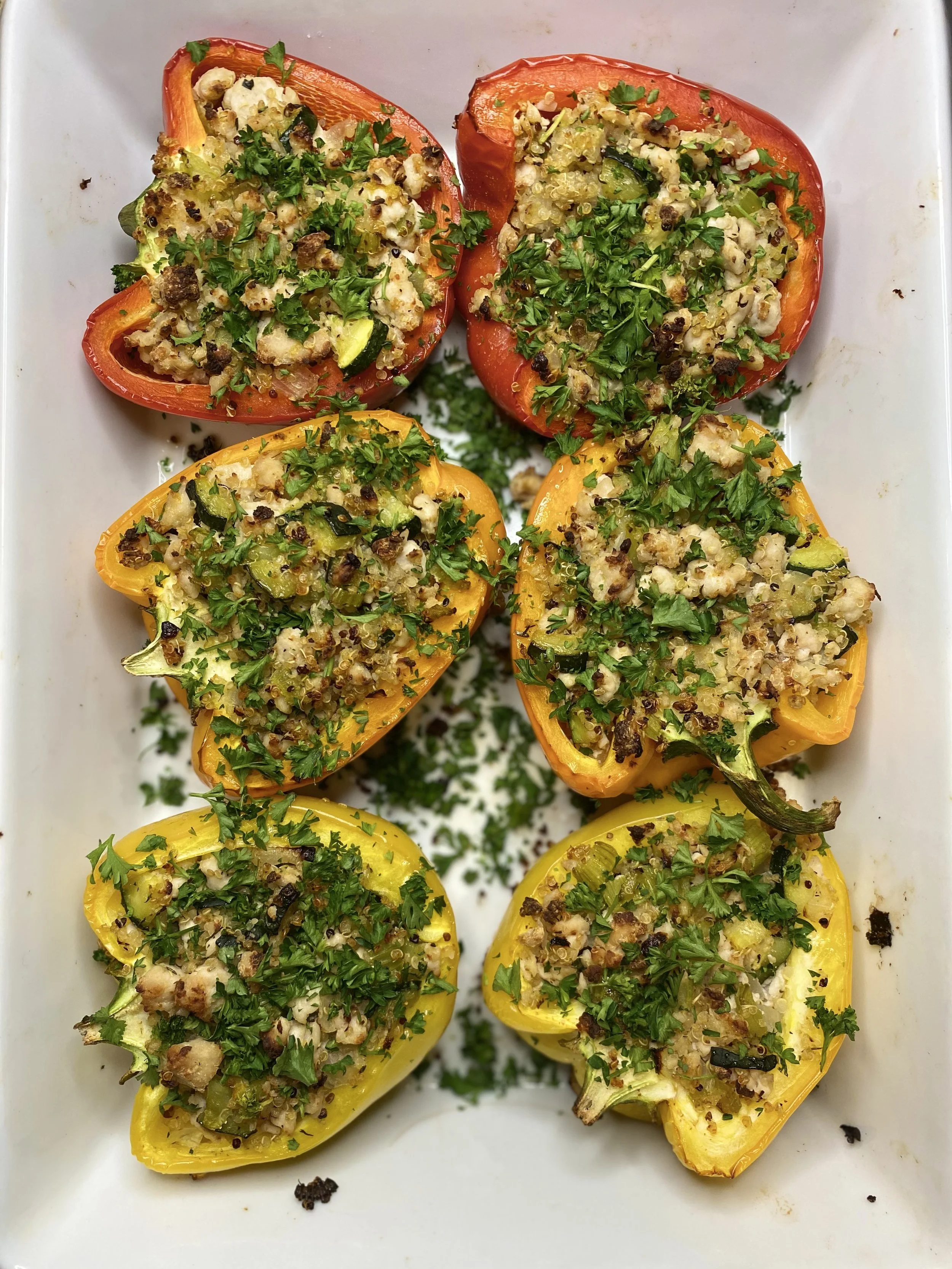 Cayenne Spiced Stuffed Peppers
