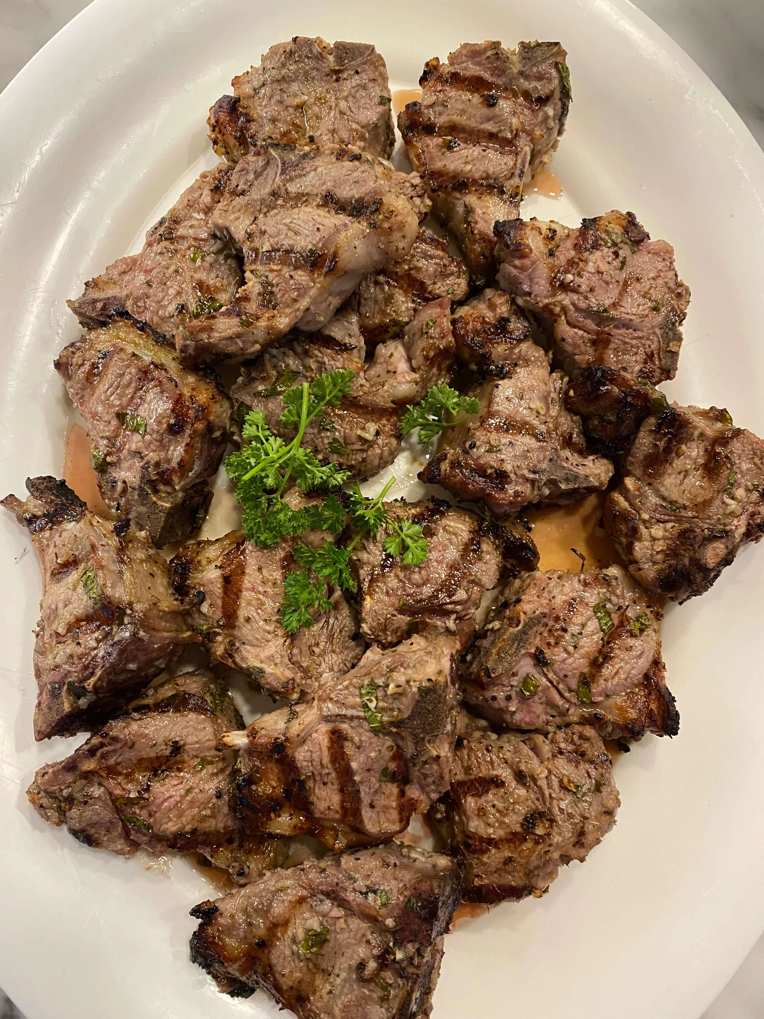 Lamb Chops with Lemon and Herbs 