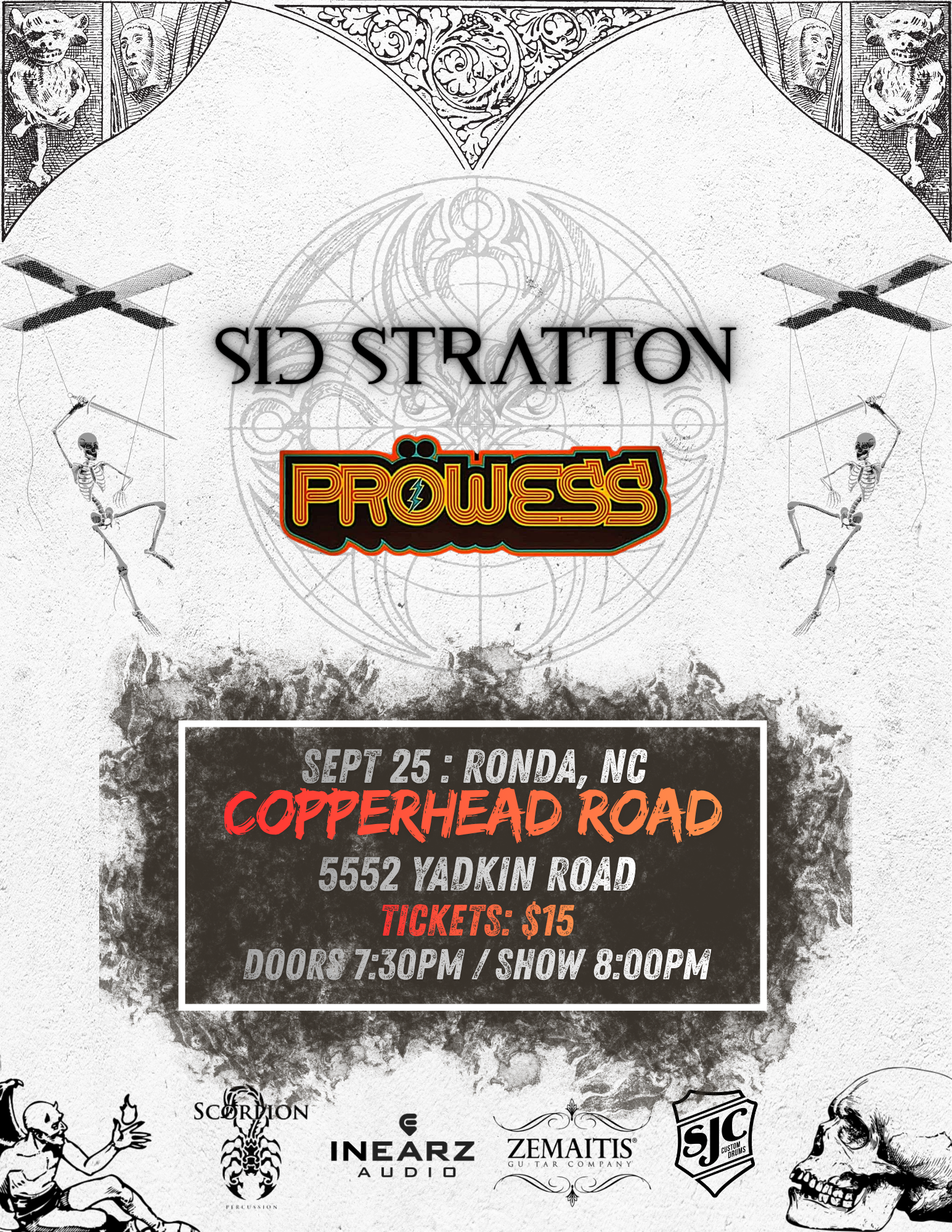 Sid Stratton Heresy 2026 Tour: Copperhead Road