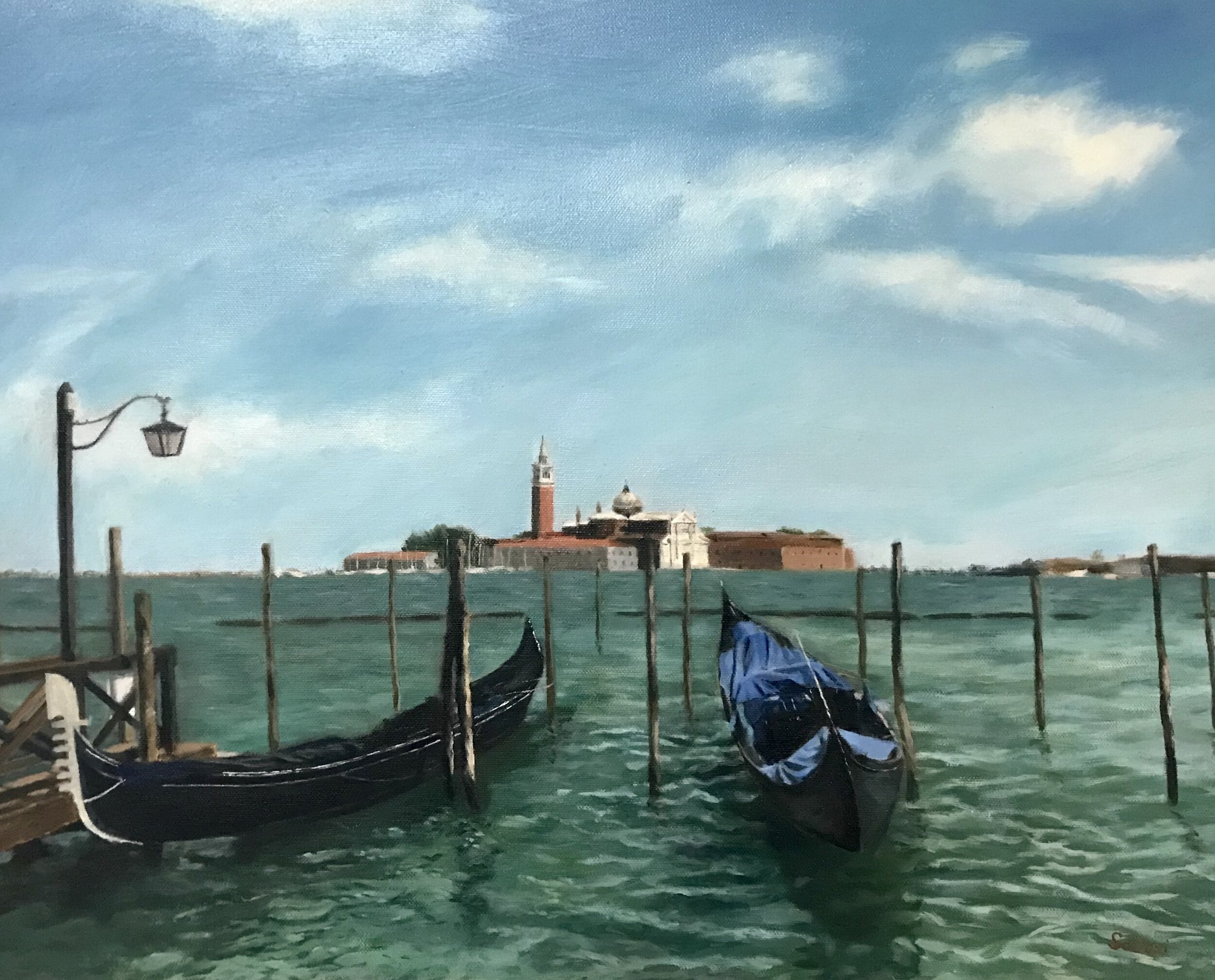 Venice, Oil, 20"x16", 2017, Sold