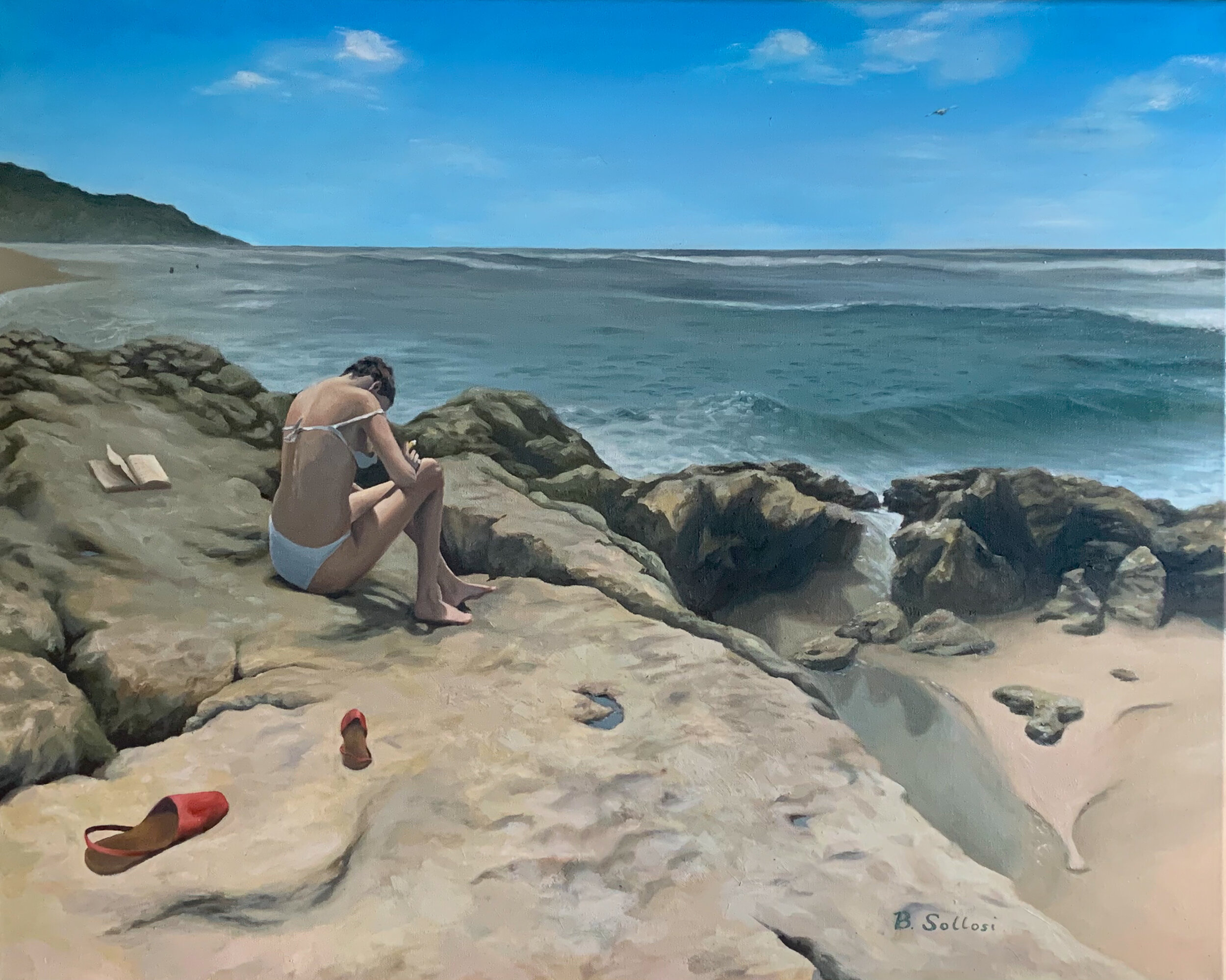 Sunbathing, Oil on canvas, 24"x30", 2021, Sold
1st place - North Carolina Community College System Student Art Competition