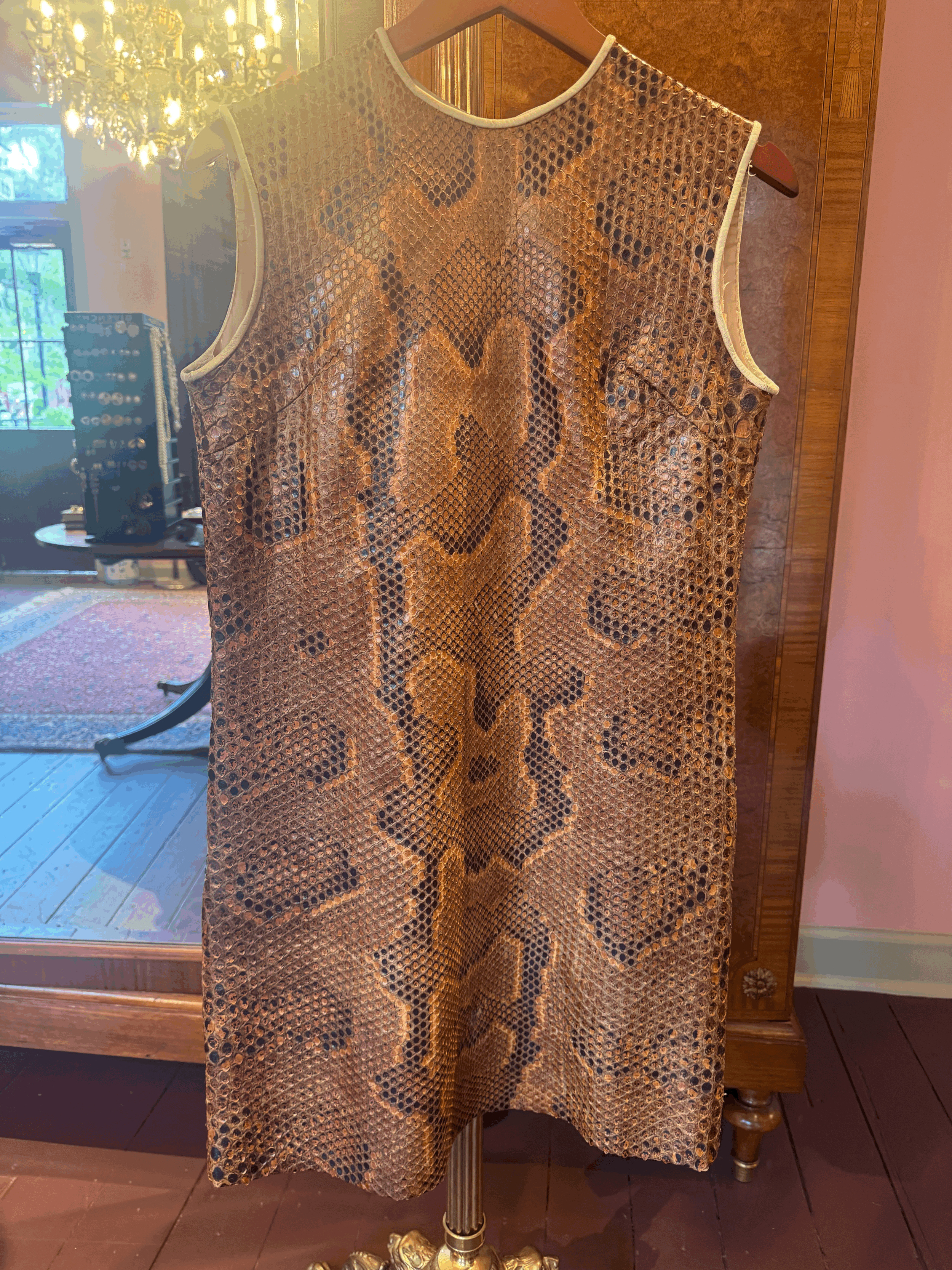 1970s Genuine Full Snakeskin Shift