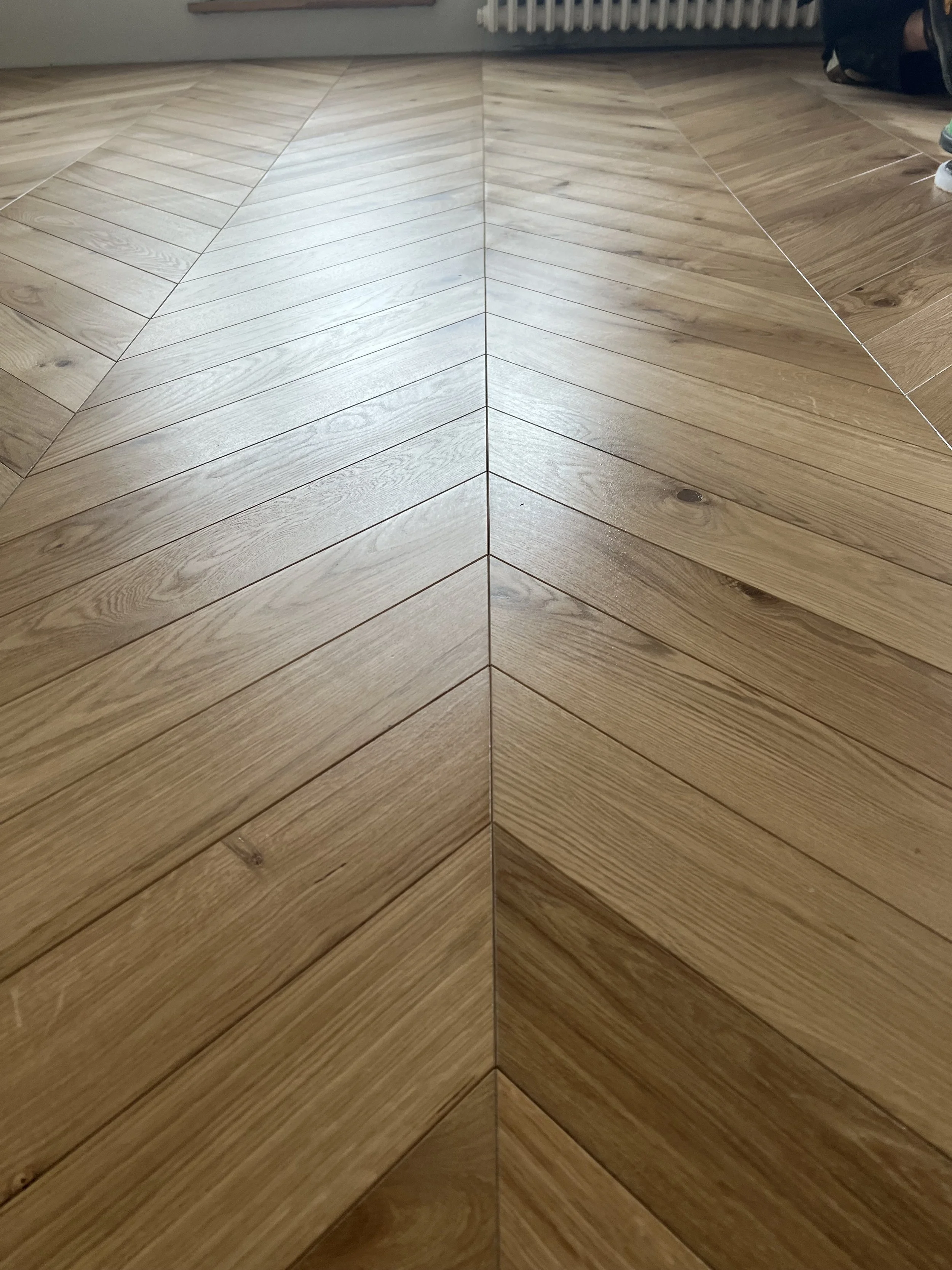 Fallegt Chevron parket