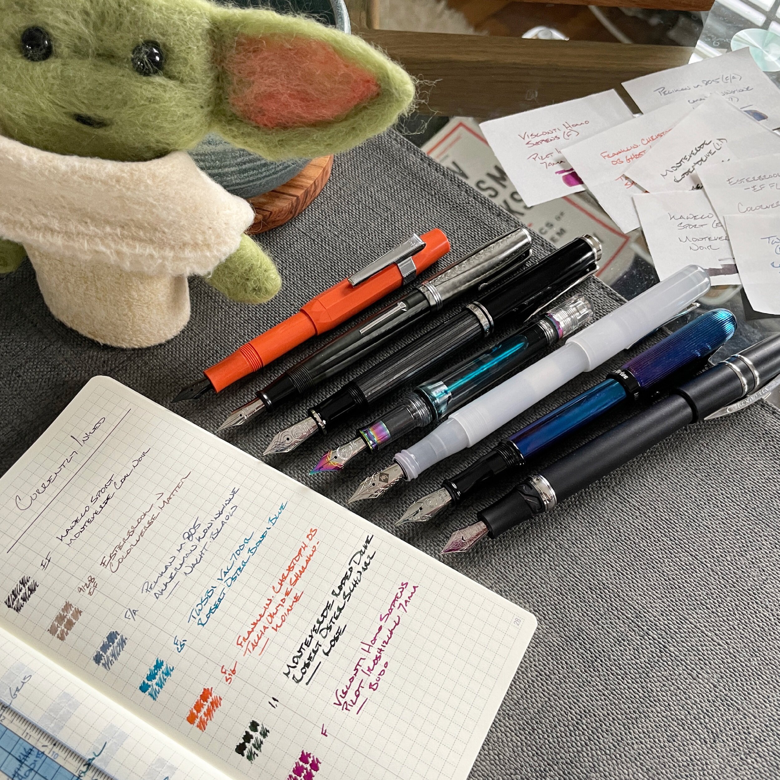 Hitting the reset button with six new inks, and Grogu