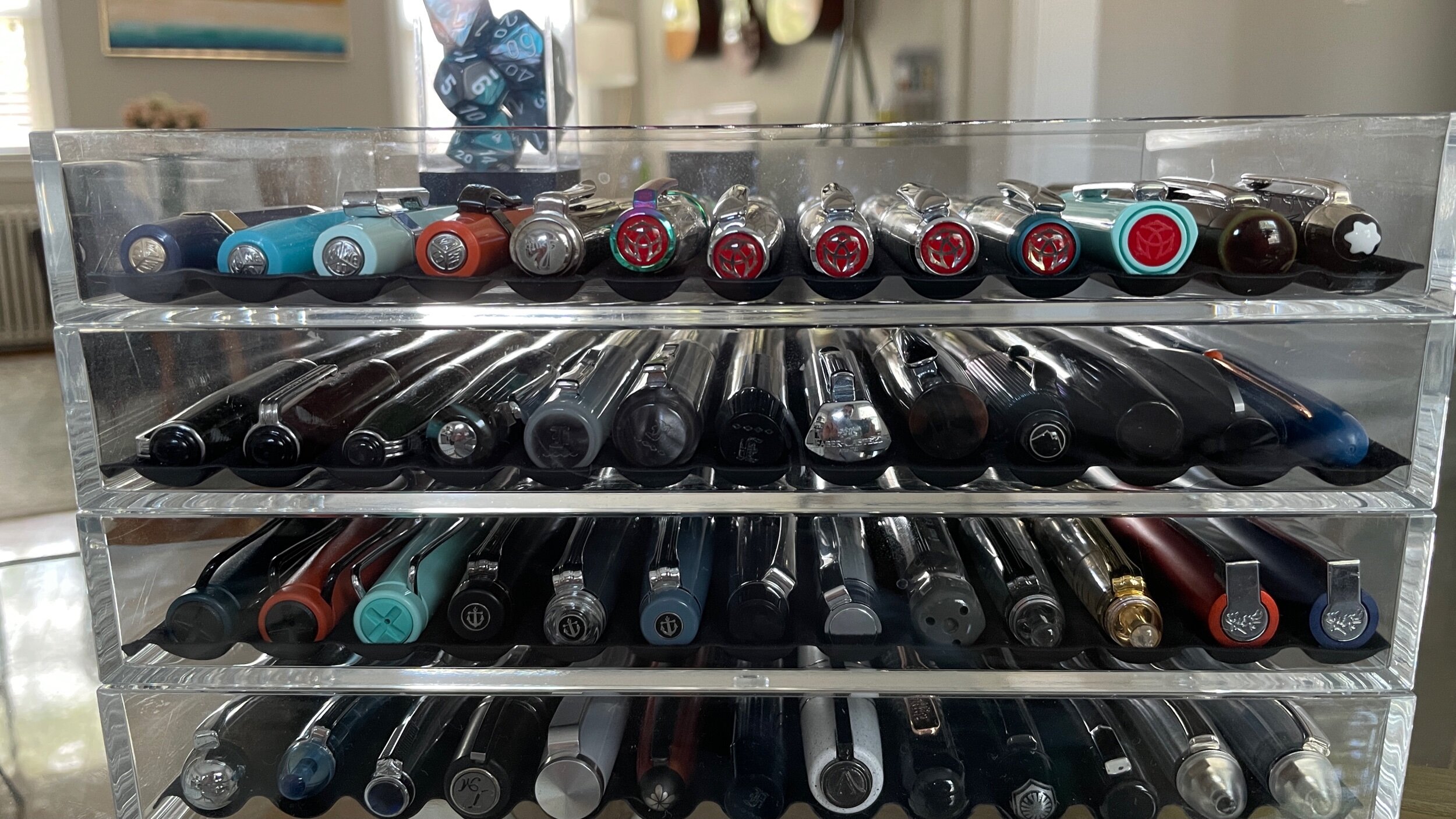 The gygax method of pen selection