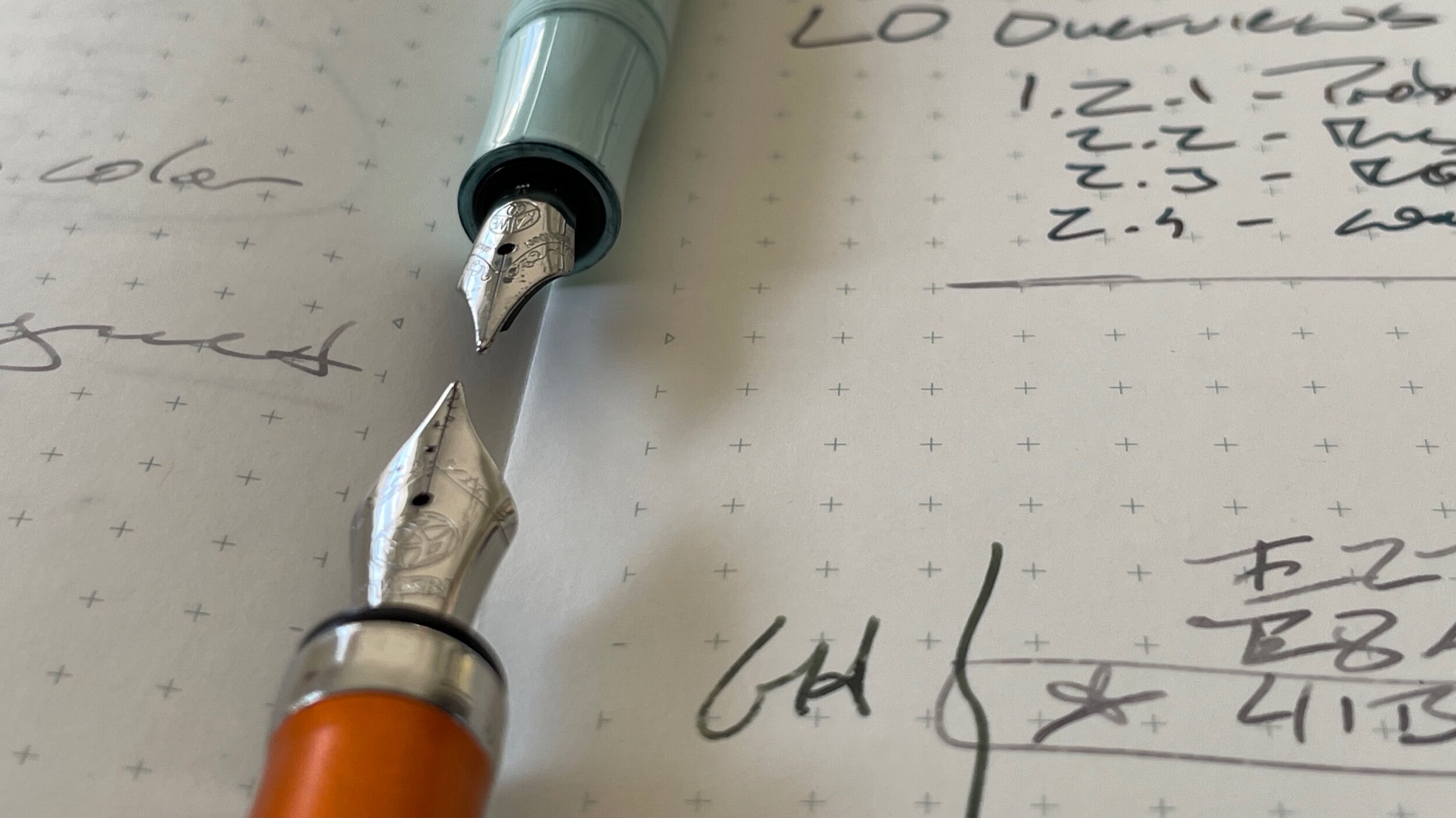 Messy notes are the medium