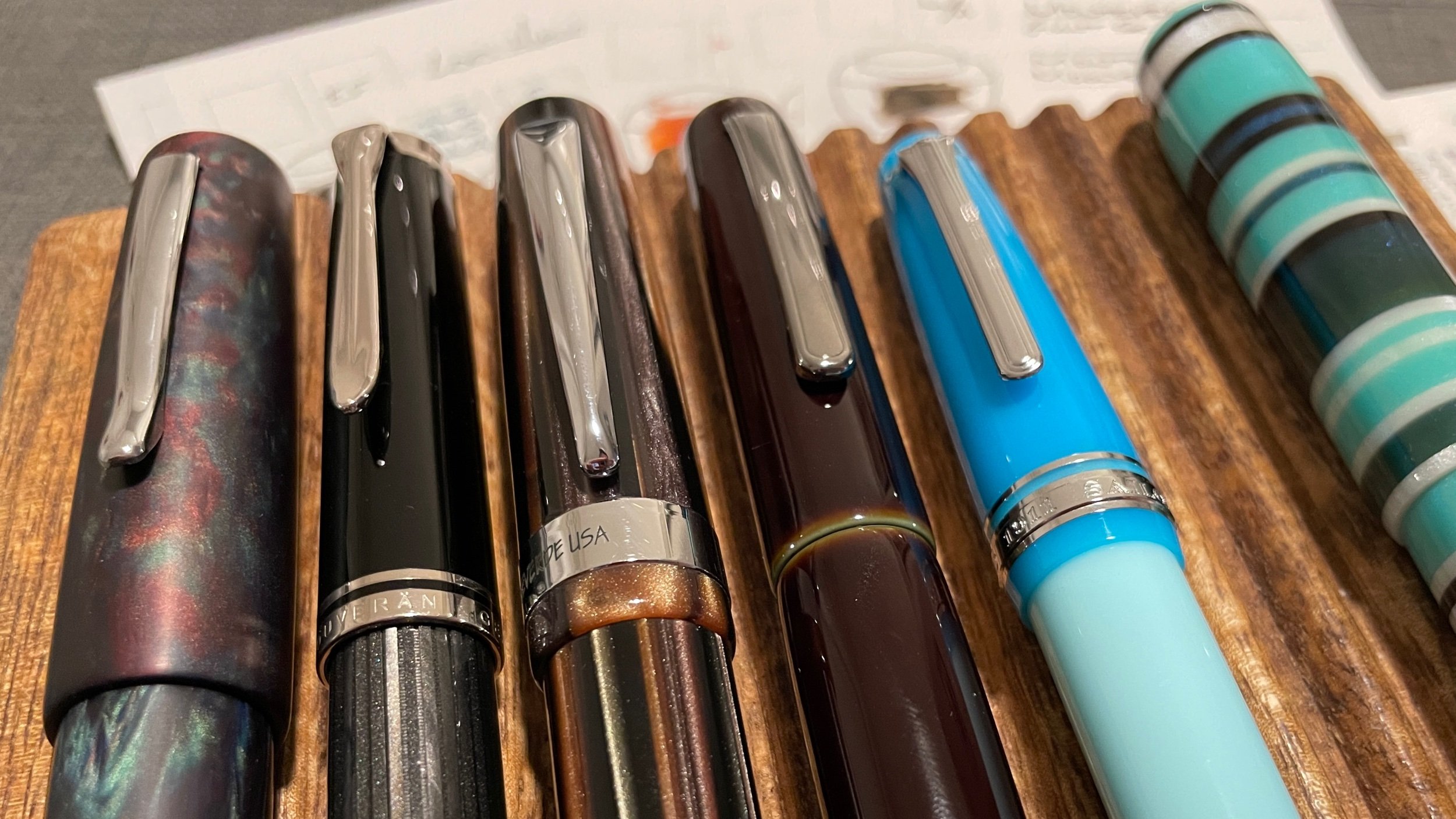 A new, varied and balanced currently inked collection
