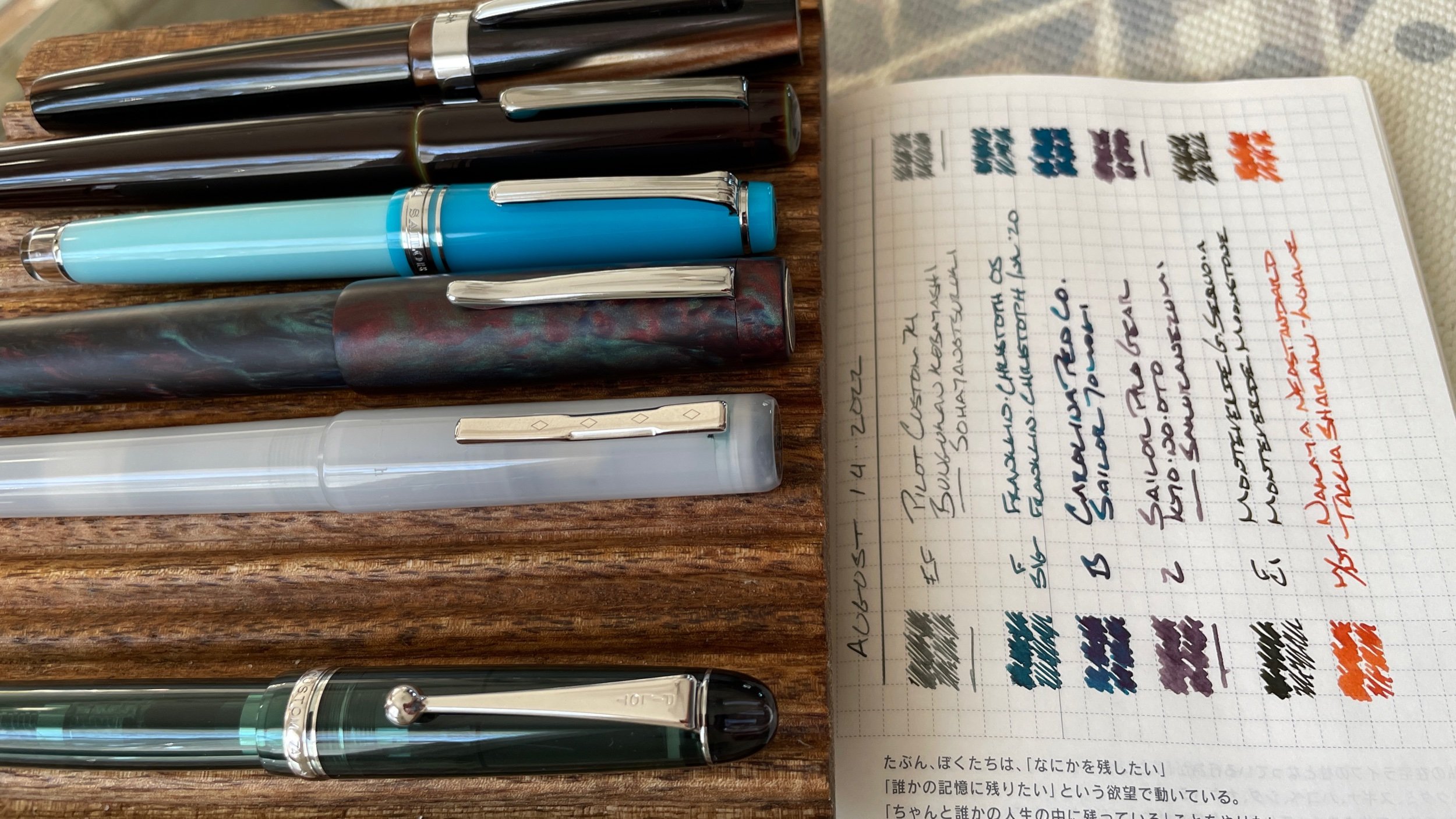 Bringing another newly tuned nib into the fold