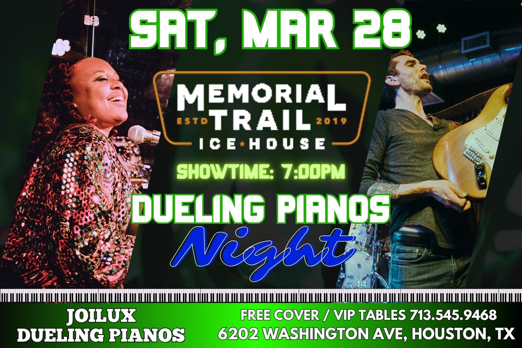 JoiLux Dueling Pianos at Memorial Trail Ice House