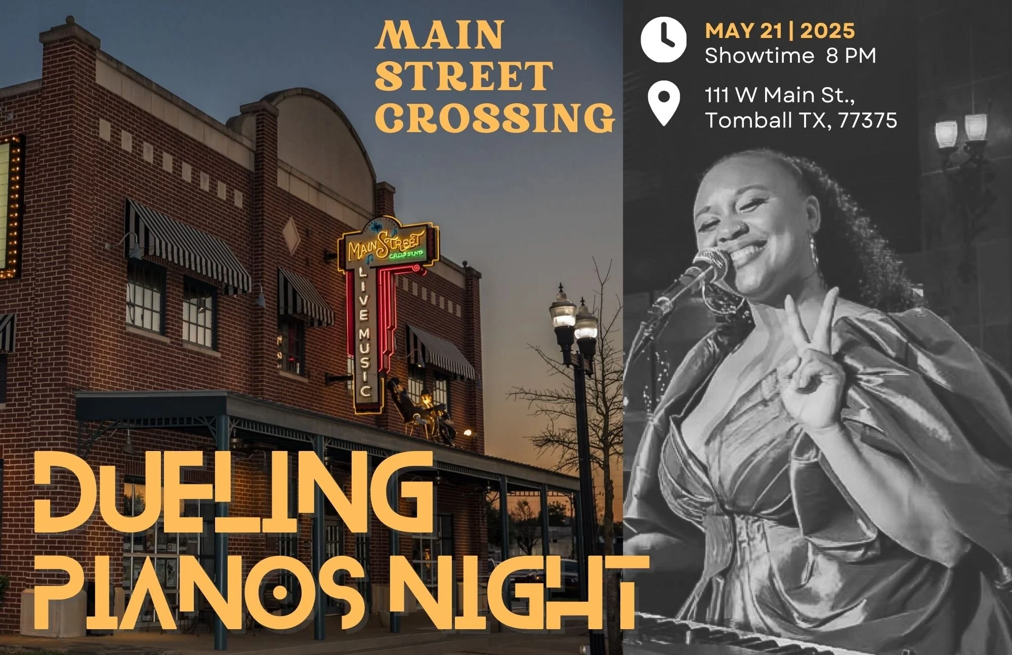 JoiLux Dueling Pianos at Mainstreet Crossing