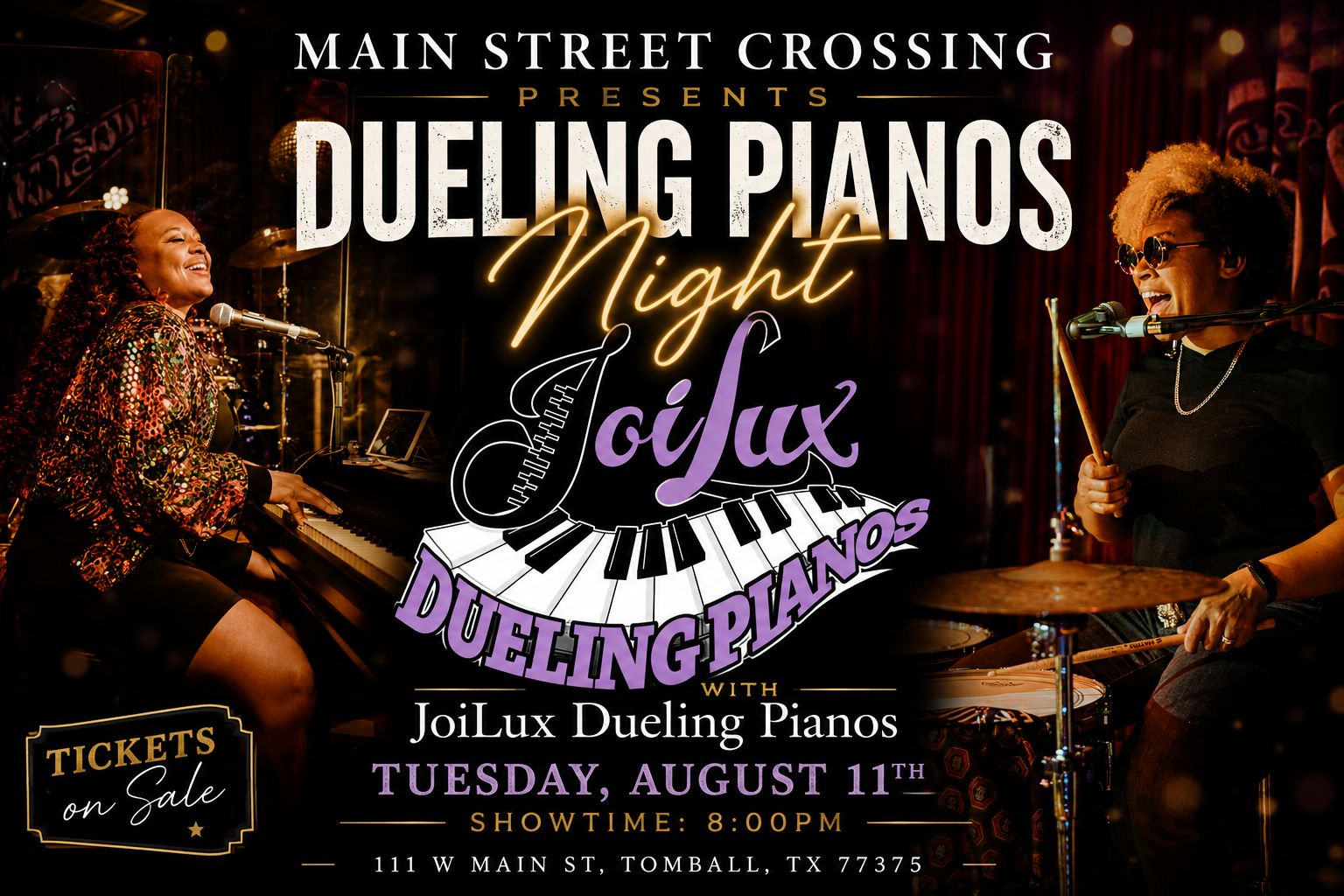 JoiLux Dueling Pianos at Mainstreet Crossing