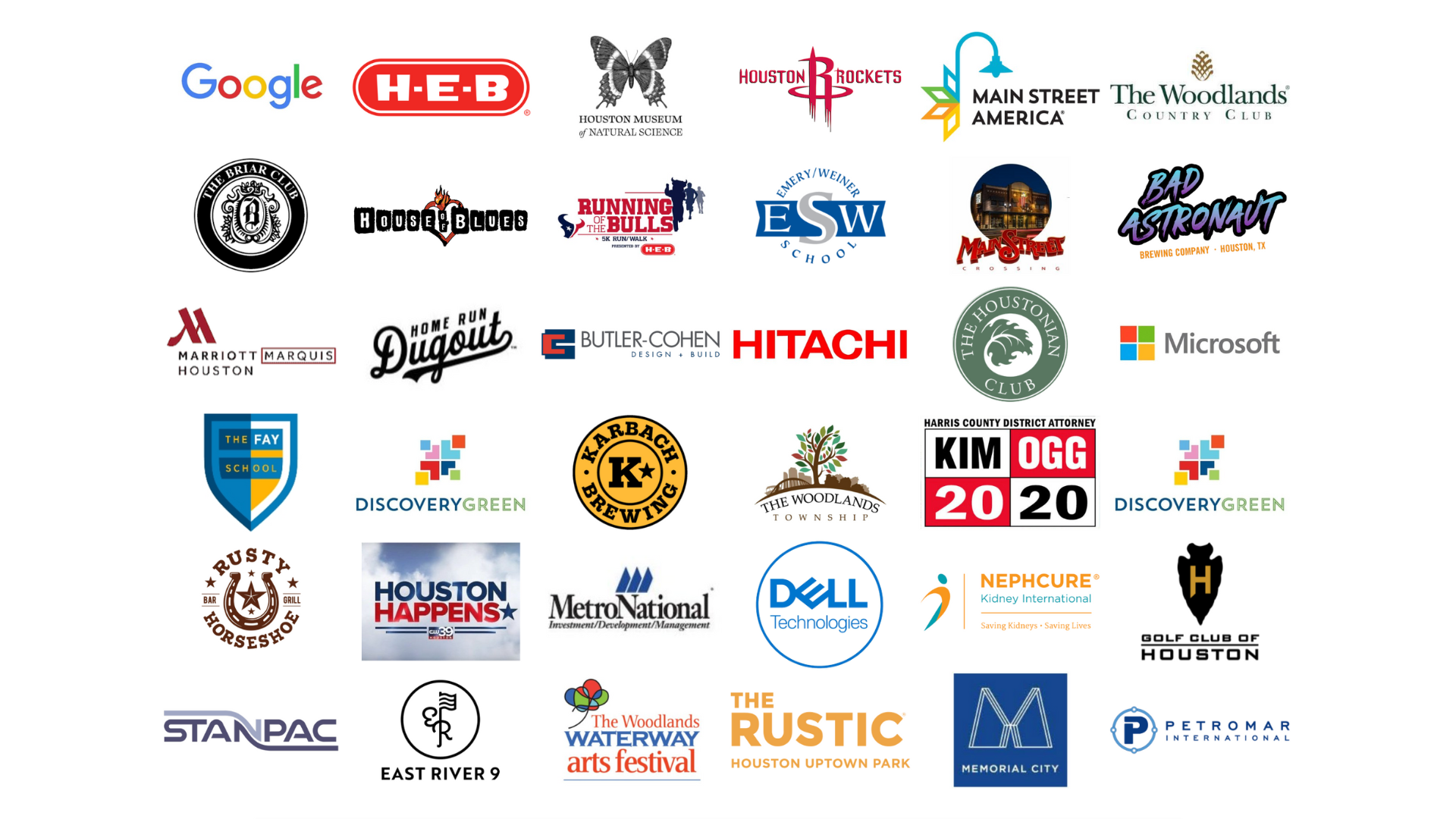 Trusted by leading companies, organizations, venues, and institutions throughout Houston and Texas for live entertainment and special events.