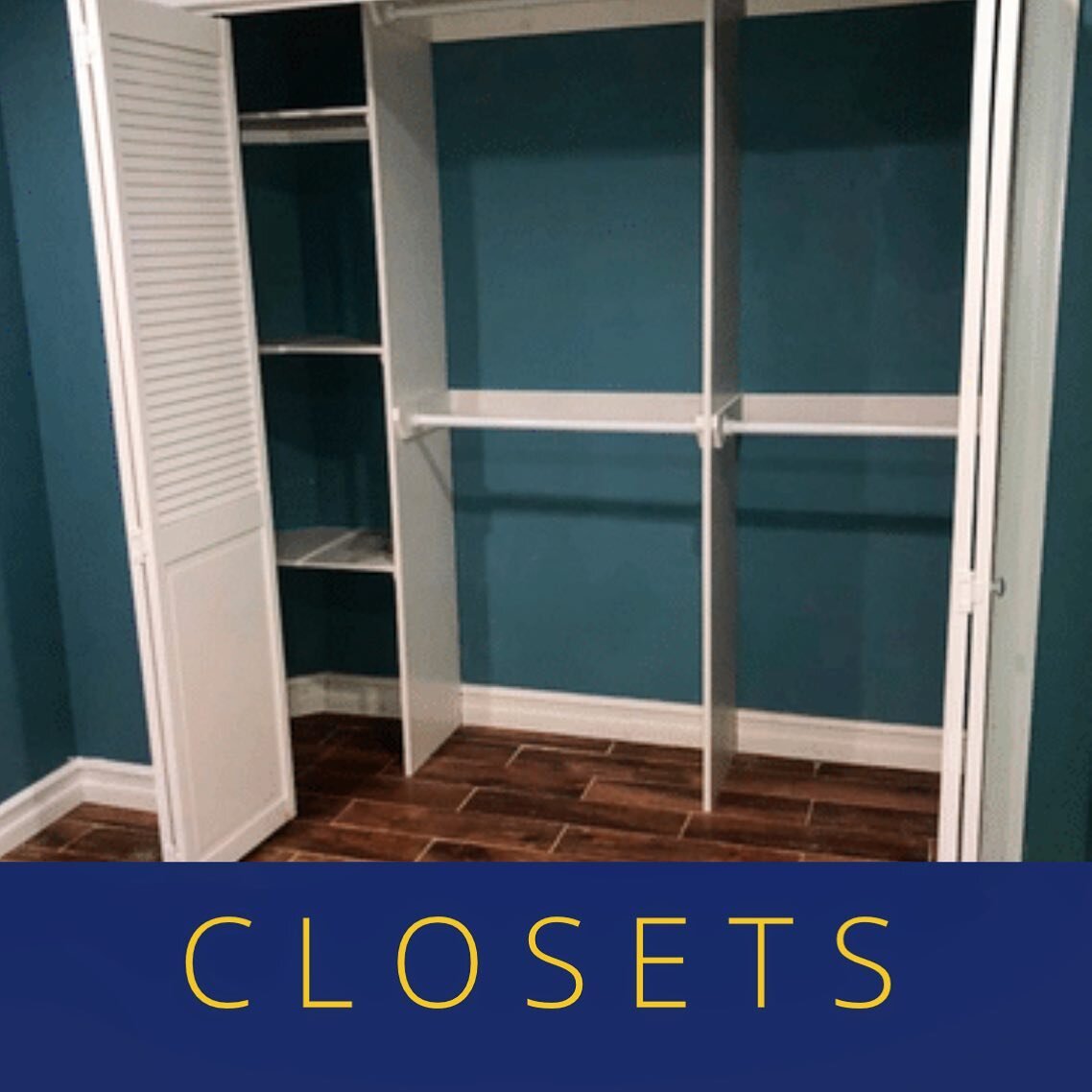 Make the most of your closet! Closet makeovers are affordable and fast. Contact us via DM or through our website for a quote. 

✅ Sustainable Design 
✅ High Quality Materials
✅ Weather Durable 

Follow:
@maldinidesignconstruction 
@maldinidesignconst