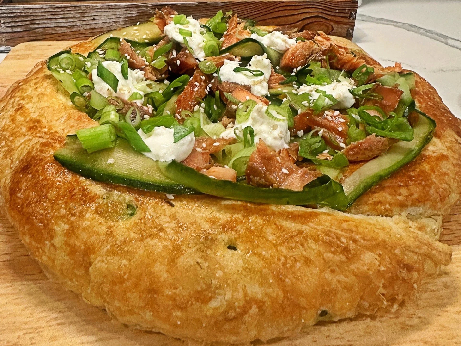 Scallion Pancake Pizza