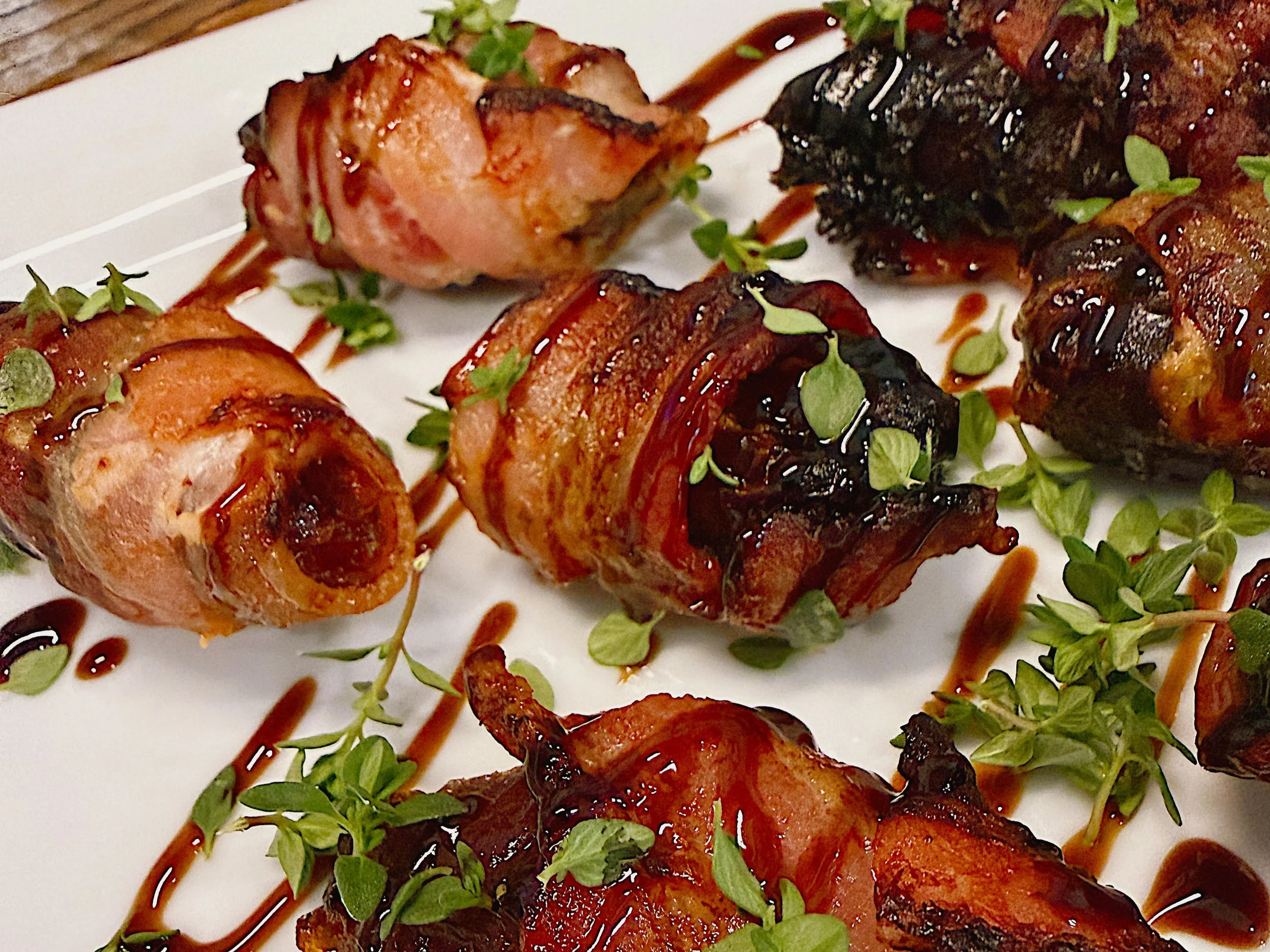 Roquefort-Stuffed Bacon-Wrapped Dates