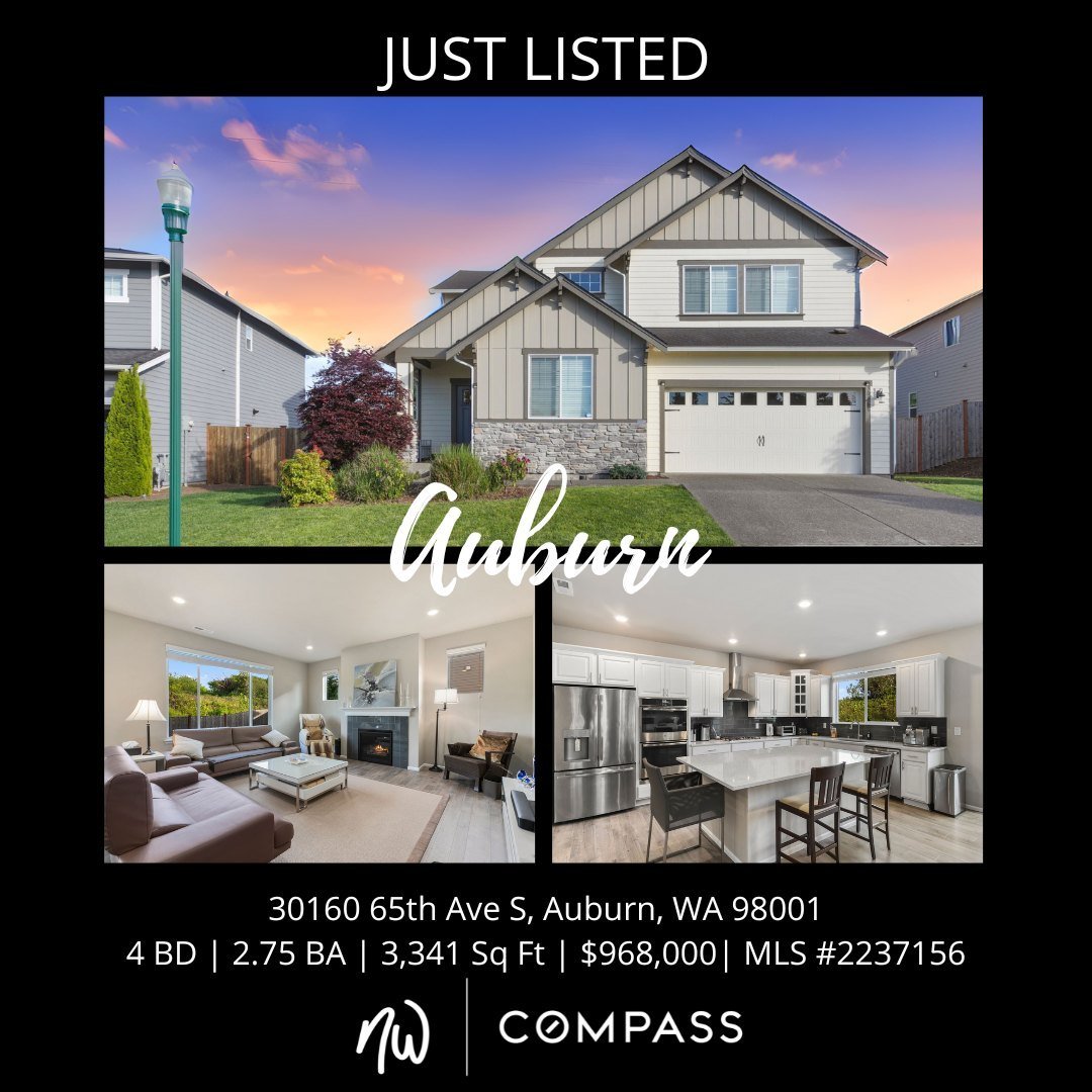 #JustListed in #Auburn
4 Bedroom | 2.75 Bathroom | 3,341 Sq Ft | Offered Price $968,000
View Full Listing &gt; https://zurl.co/VHSN 
	
Introducing the impressive Lynden floorplan at Wyncrest II, offering a generous 3,341 square feet of lavish living 