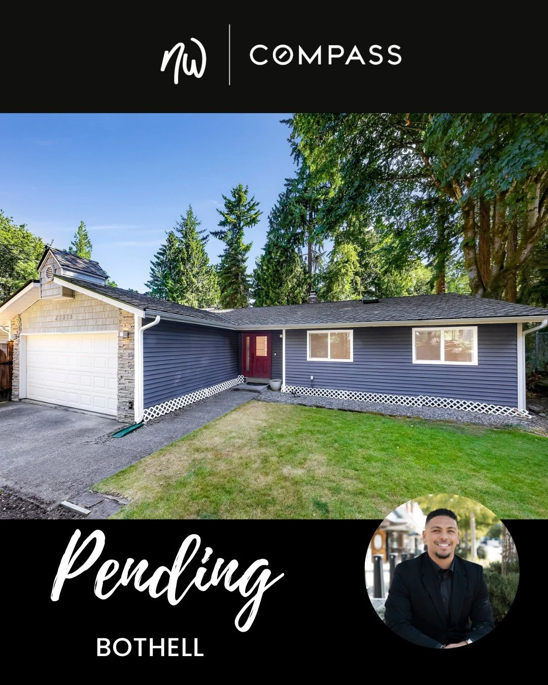 Pending in Bothell! 🎉 Our Dallas client found the perfect home and we negotiated $51,000 off the list price, securing instant equity from day one.🏡 Excited for their next chapter and proud to make their move to Seattle move smooth &amp; rewarding! 