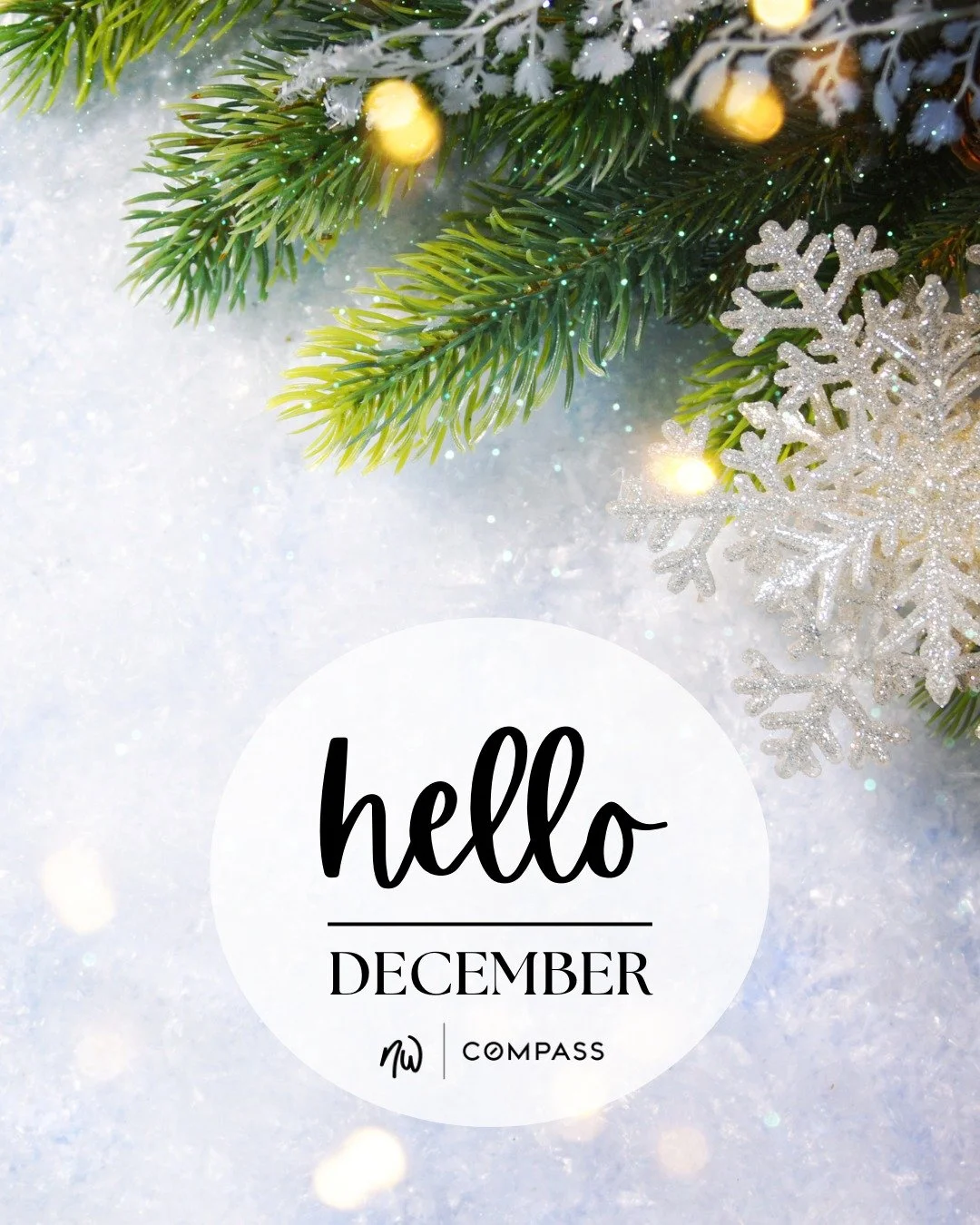 Hello December. A new month brings new energy and endless possibility. May these final weeks of the year inspire growth, gratitude, and moments that truly matter. ✨ 
.
.#NWRET #NorthwestRealEstateTeam #CompassWashington #KirklandRealEstate #SeattleRe