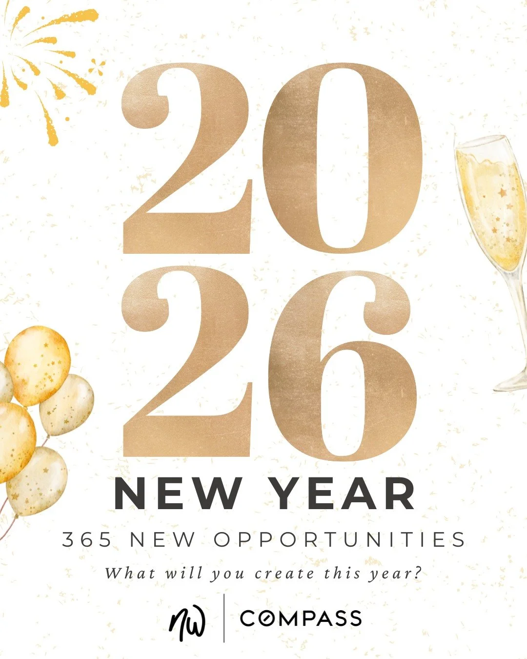 Cheers to a new year. Thank you to our clients and community for another great year. We&rsquo;re looking forward to what&rsquo;s ahead. 
.
.#NWRET #NorthwestRealEstateTeam #CompassWashington #KirklandRealEstate #SeattleRealEstate #BellevueRealEstate 