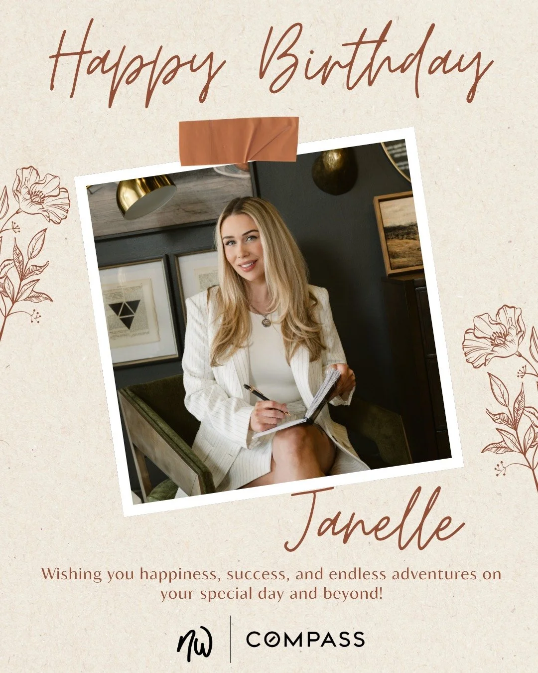 Happy Birthday, Janelle! We appreciate all you do for our clients and our team. Here&rsquo;s to a great year ahead. 

#NWRET #NorthwestRealEstateTeam #CompassWashington #KirklandRealEstate #SeattleRealEstate #BellevueRealEstate #RedmondRealEstate #Wo