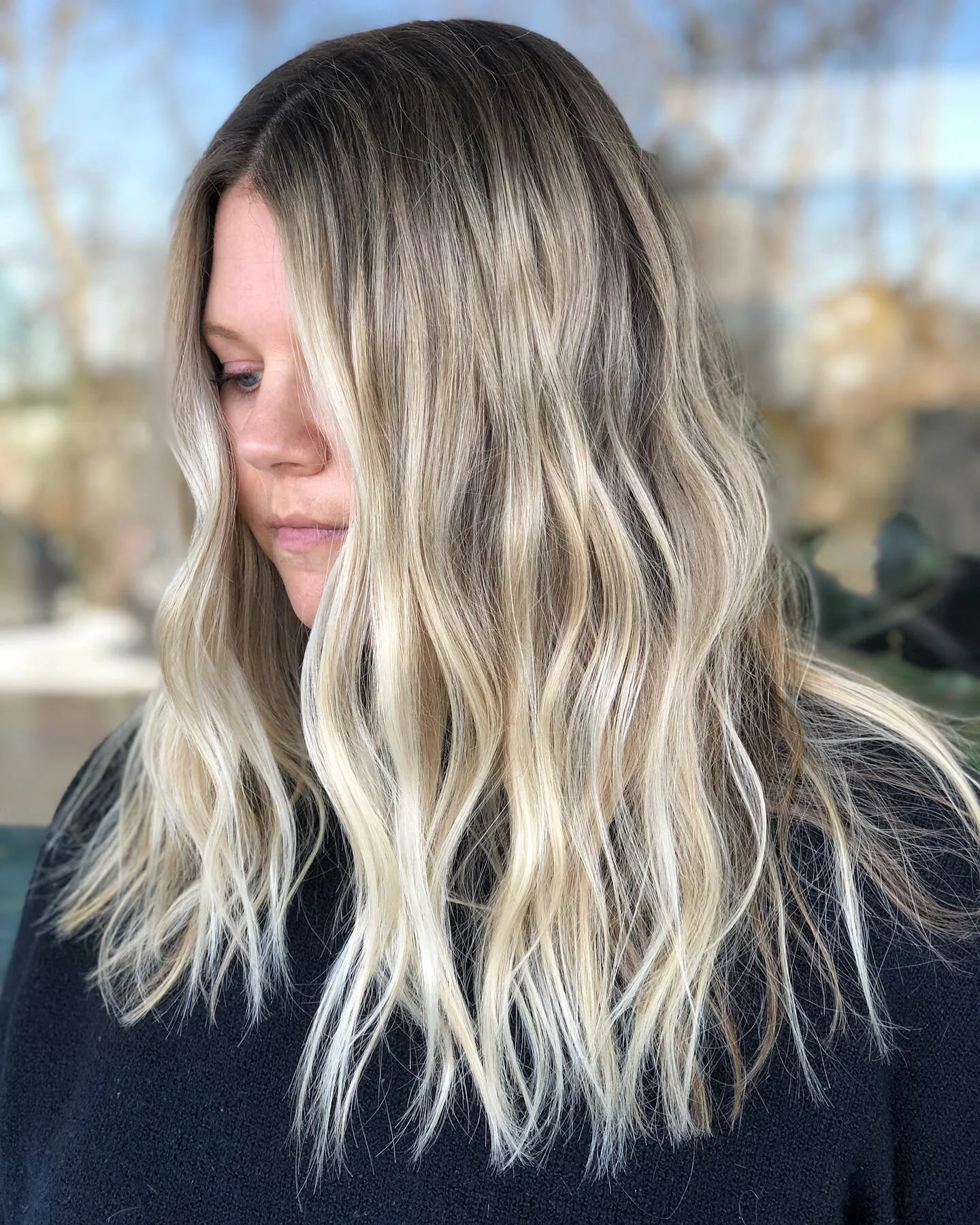 The sun was out, blondes were made blonder, all is right in the world. #byesnow #hellospring