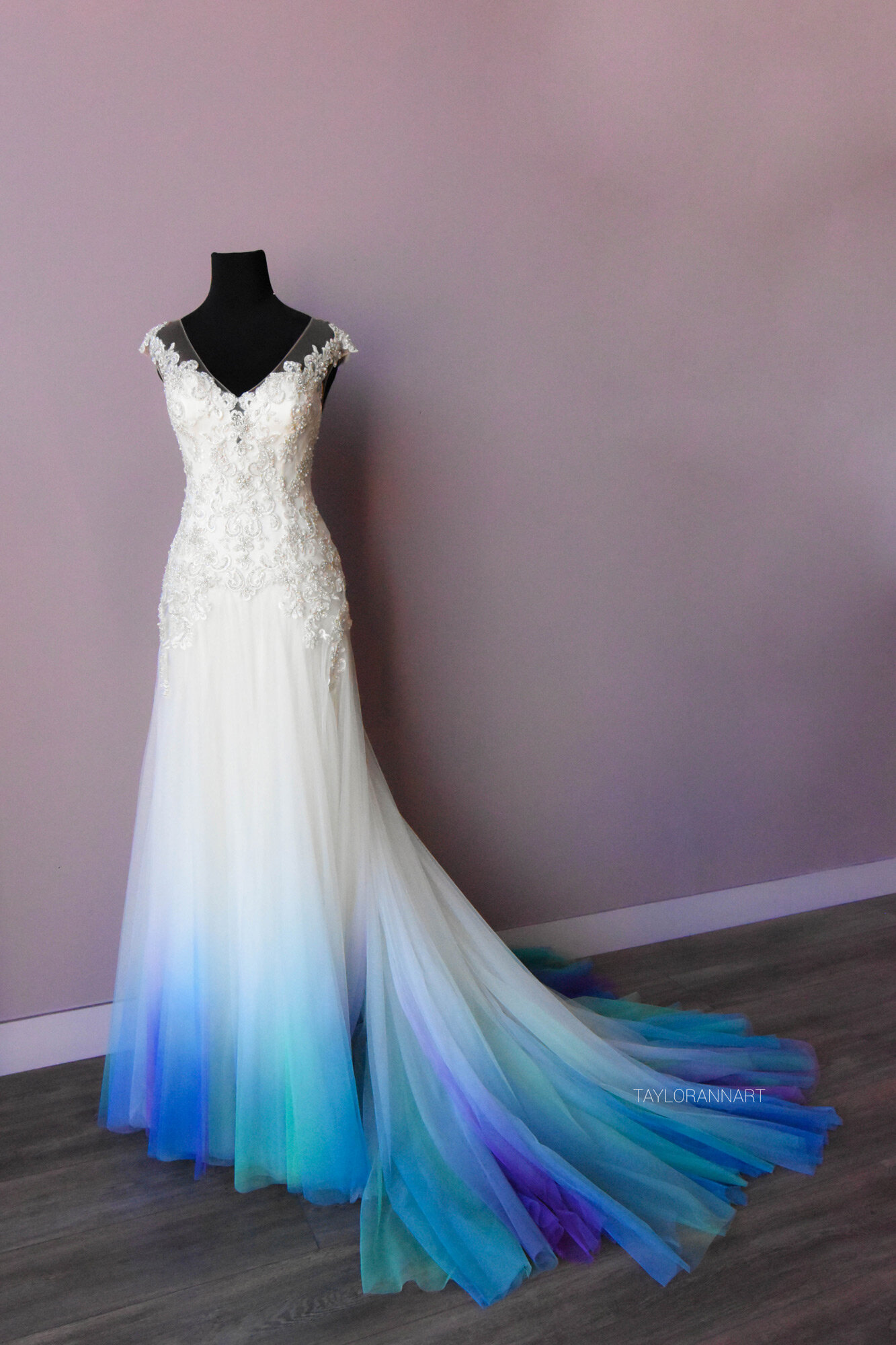 Colorful Ombré Wedding Gowns Shop — Canvas Bridal