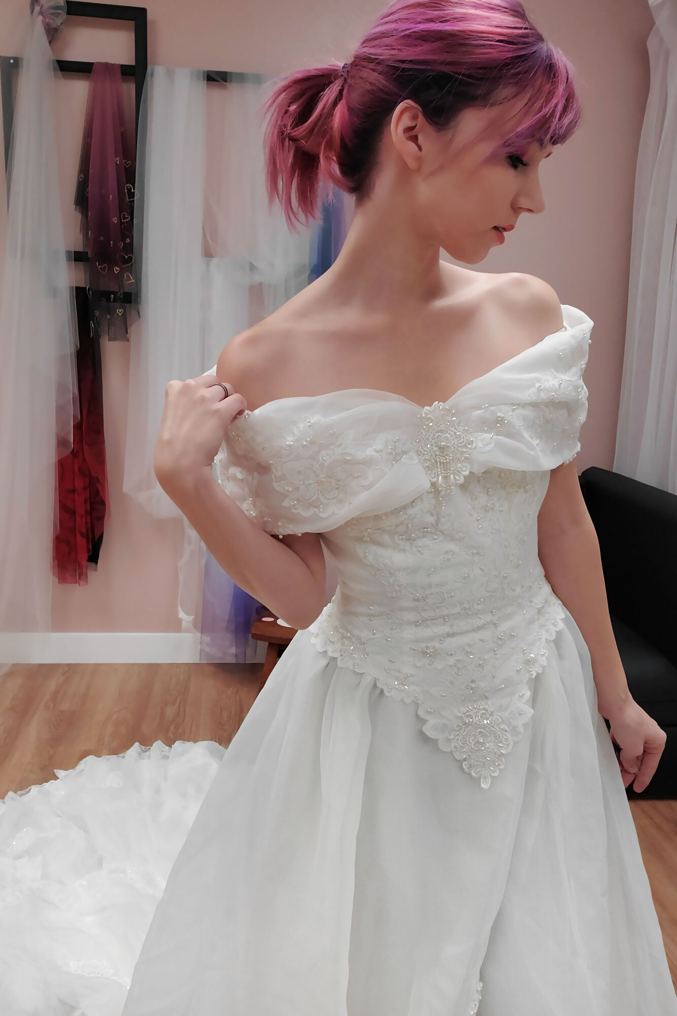 thrift wedding dress