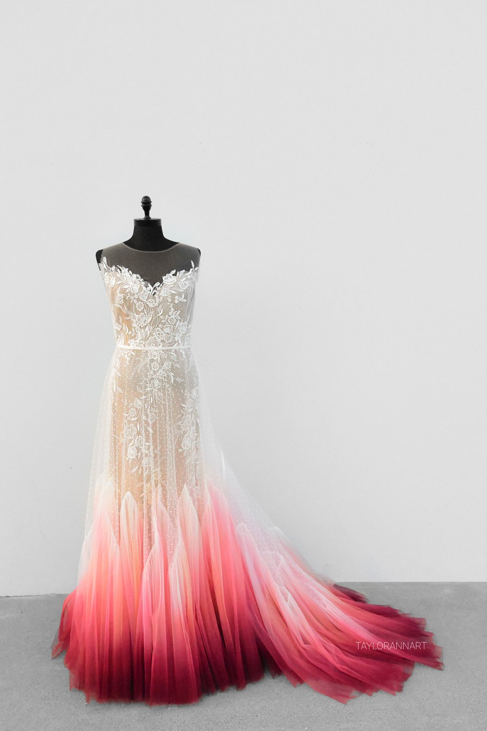 Pink And Red Wedding Dresses