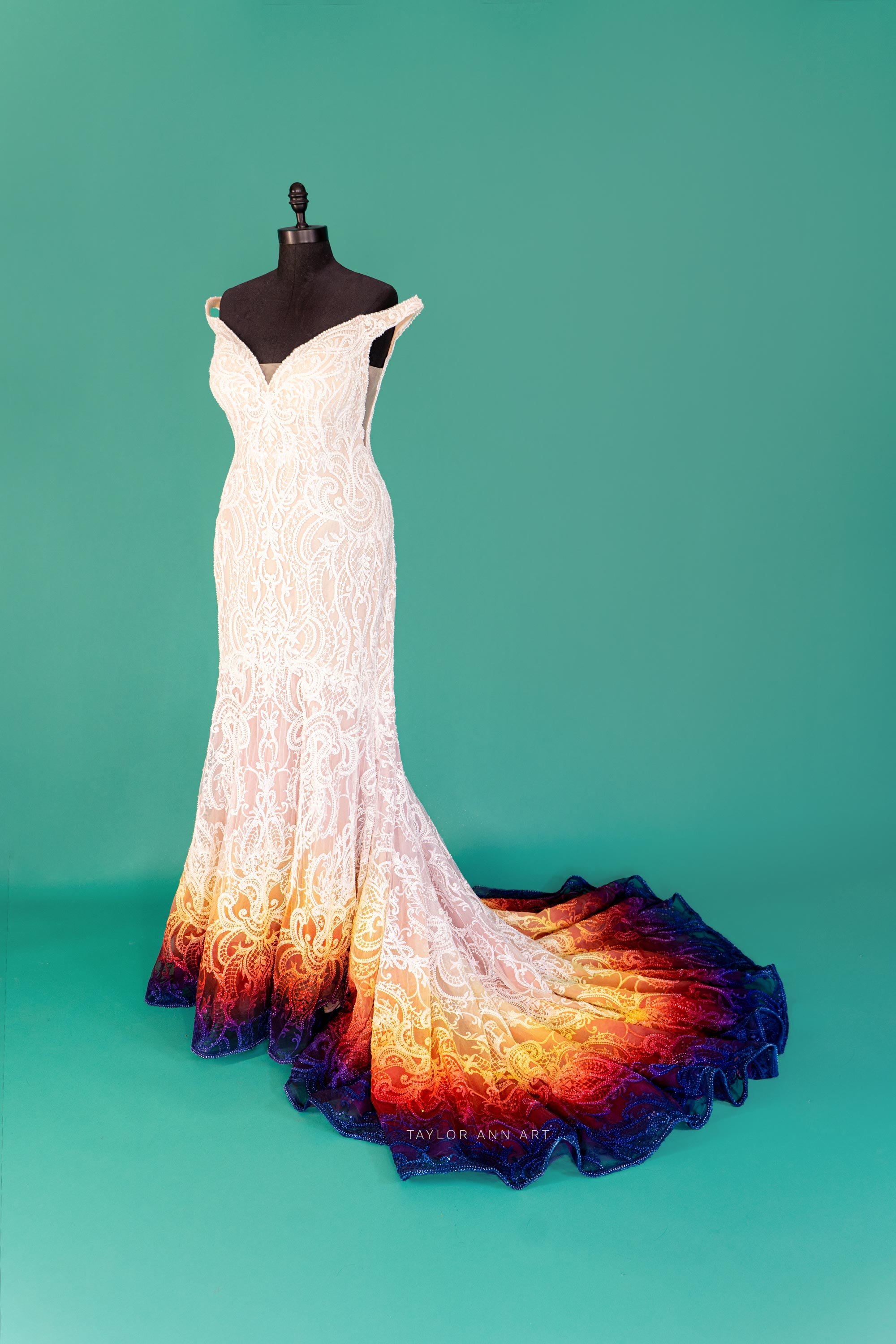 Colorful Ombré Wedding Gowns - Shop — Canvas Bridal