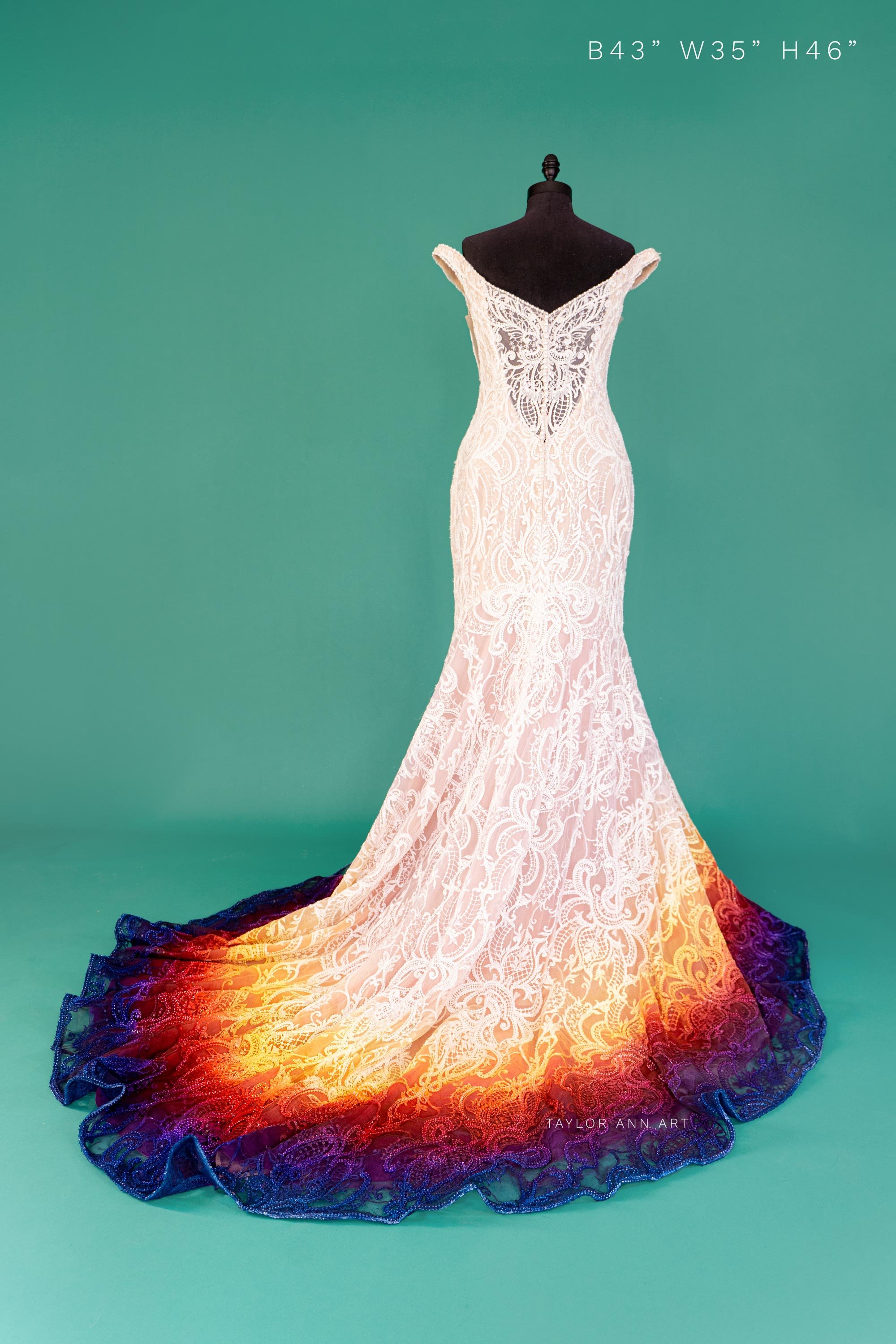 Colorful Ombré Wedding Gowns - Shop — Canvas Bridal