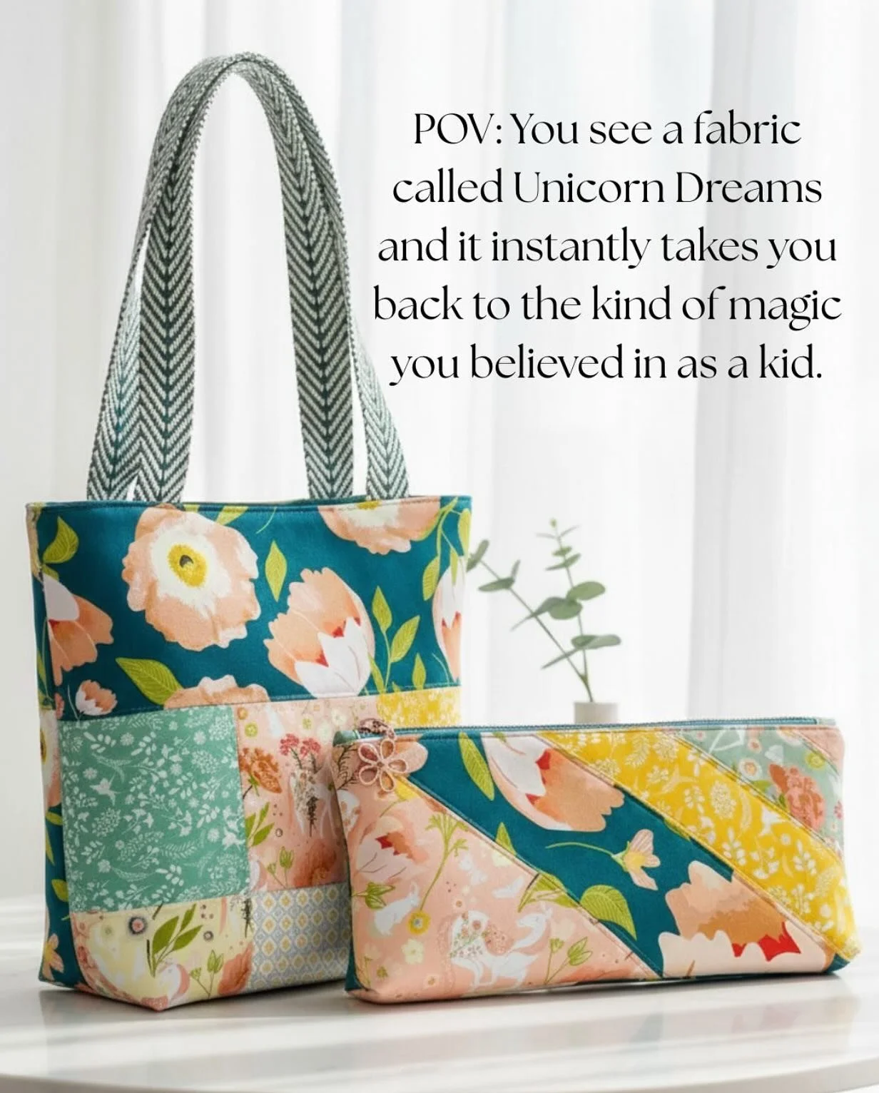 I got all misted up reading this post from @bemandythings Love!!! So beautiful and meaningful. This is exactly why I create my whimsical artwork... to bring us all back to that childhood magic and wonder. It makes my heart sing to know sewing with my