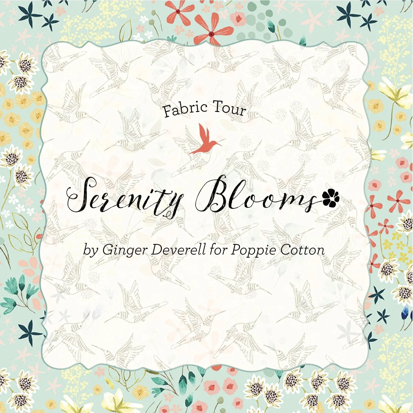 Serenity Blooms Fabric Tour: Sewing Projects