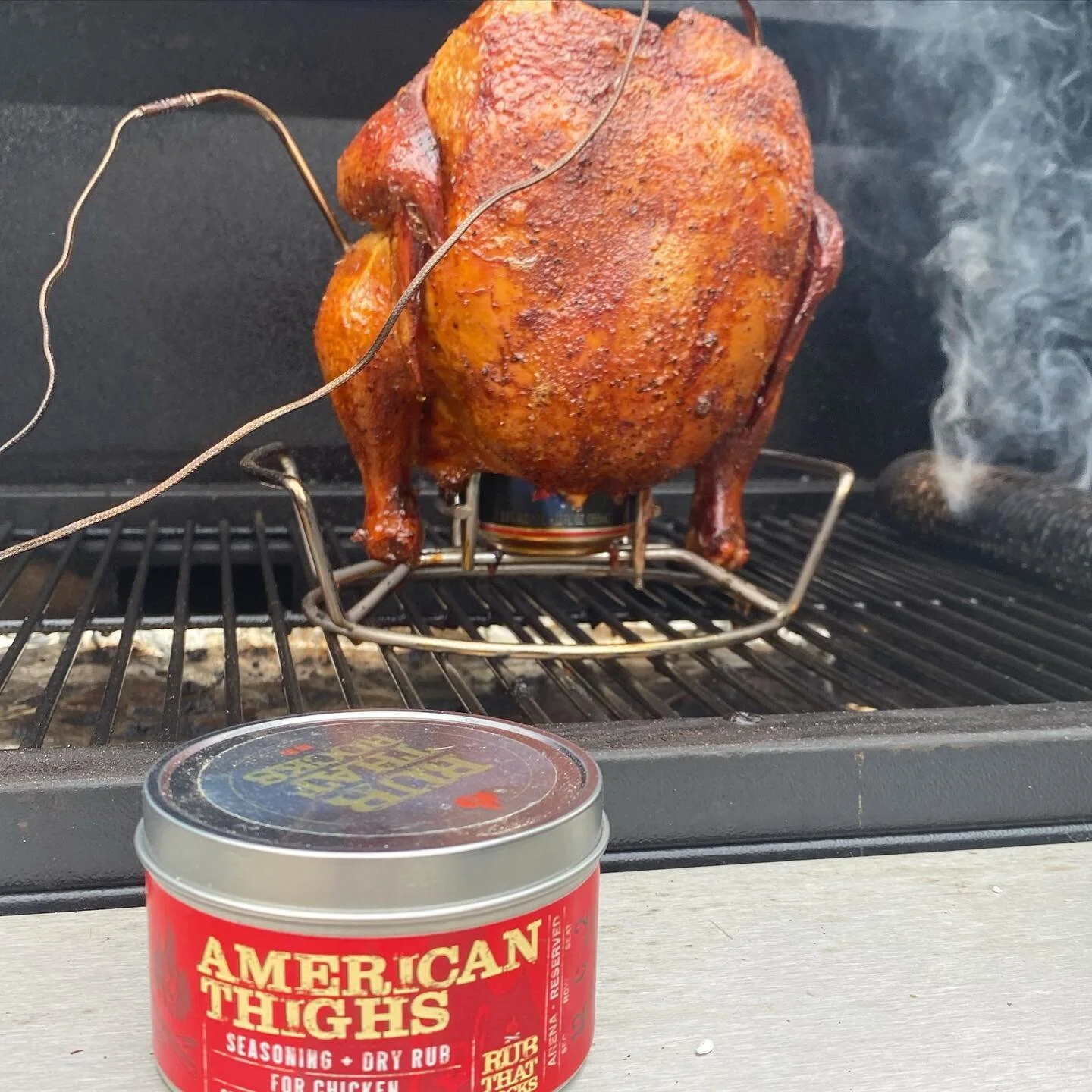 While I haven’t made beer can chicken in ages (I need to get that back on my list), a customer sent me these before and after pictures this weekend that need to shared.
The best damn woman that I’ve ever seen!
Grill + Smoke + Bake + R